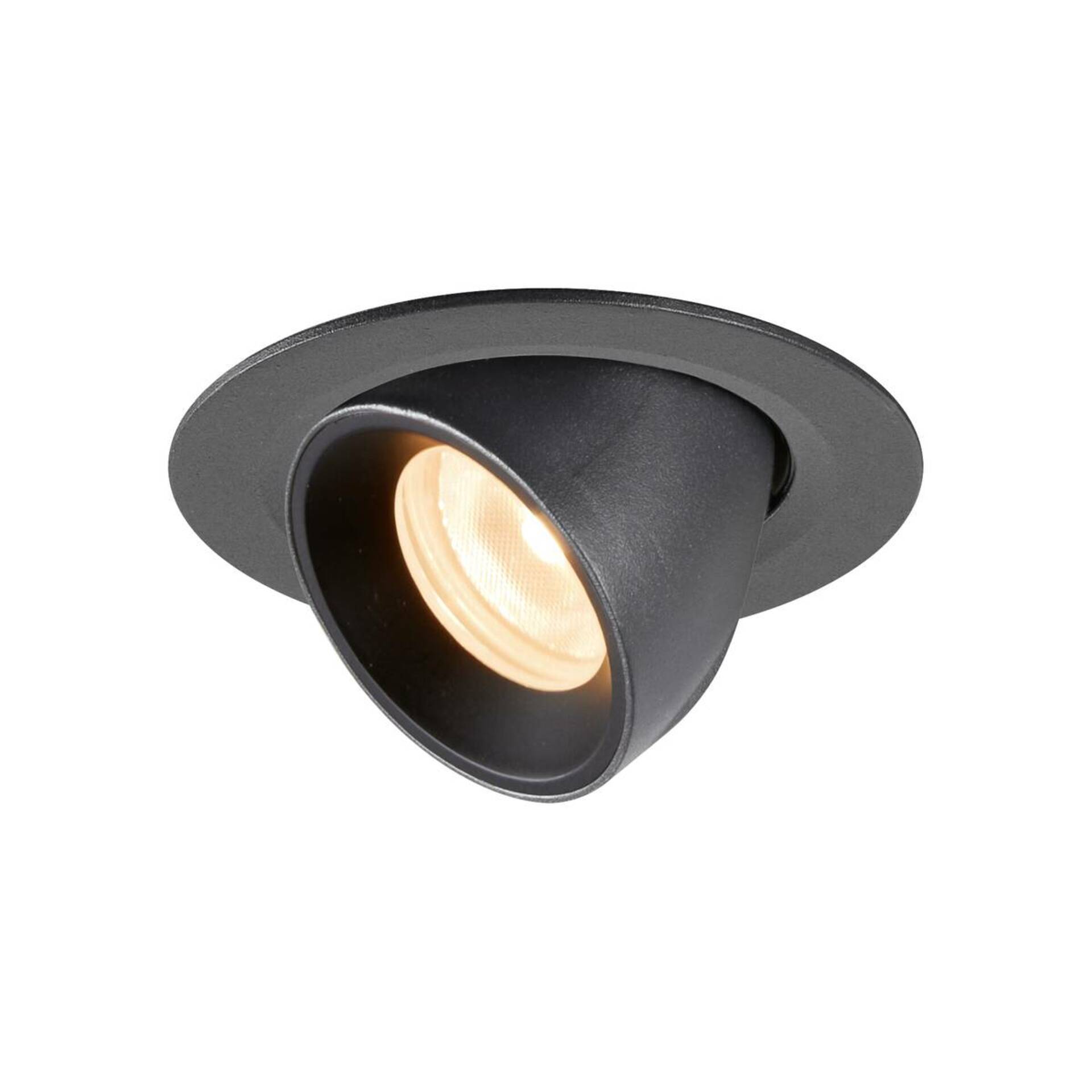 SLV BIG WHITE NUMINOS GIMBLE XS zápustné stropní svítidlo černé 2700 K 40° 1005816
