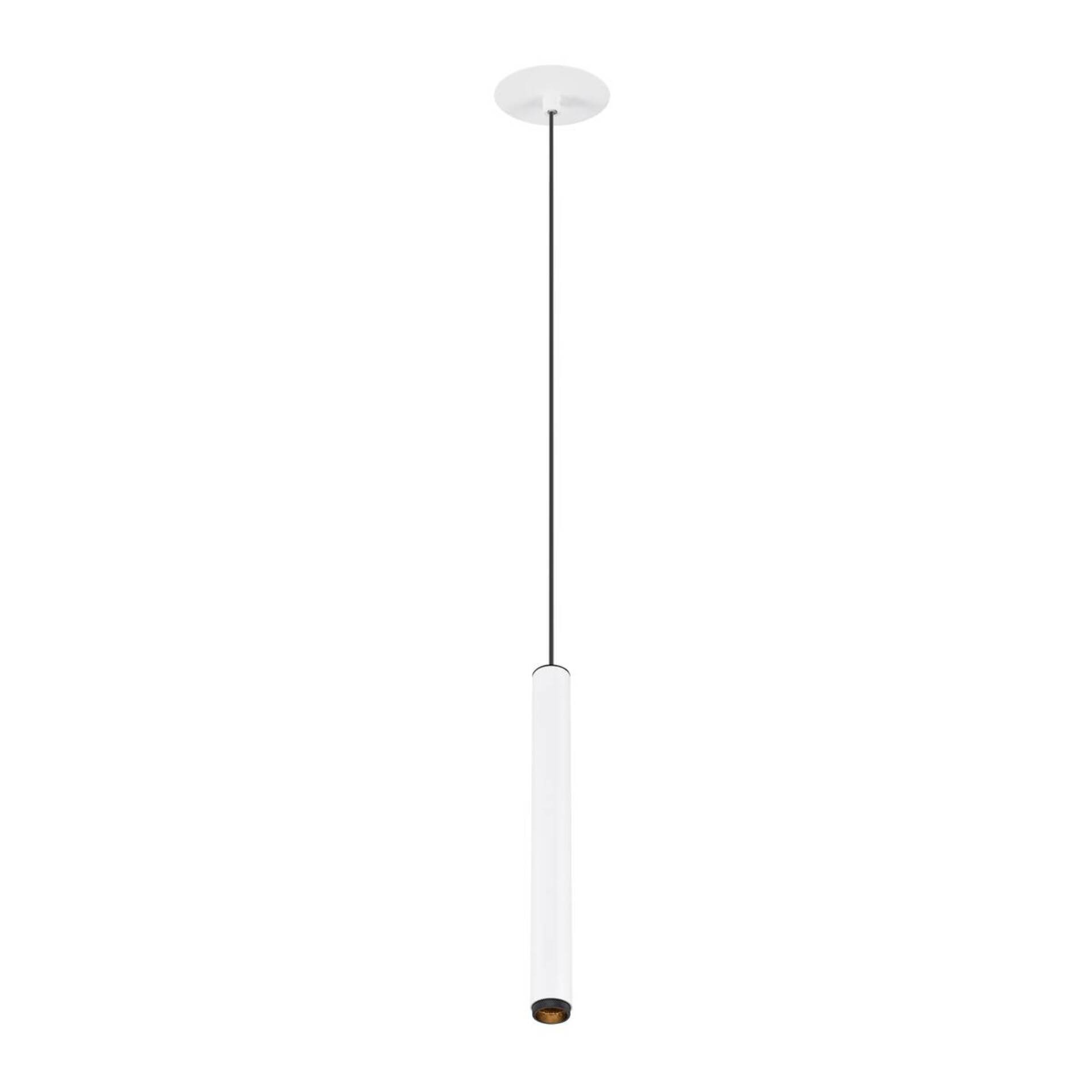 Levně BIG WHITE SLV GRIP! S závěsné svítidlo, PHASE, délka závěsu 200 cm, 2700 K, 29°, bílá / černá 1009060