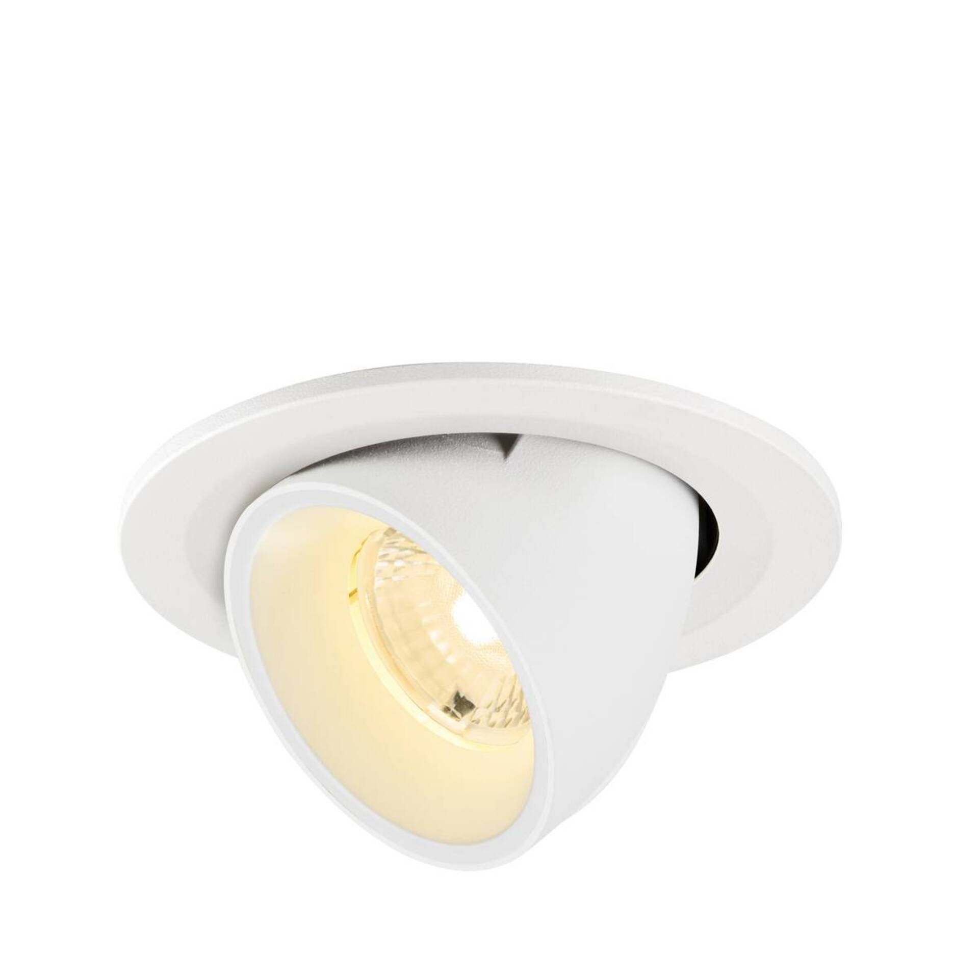 Levně BIG WHITE SLV NUMINOS GIMBLE S Stropní vestavné svítidlo, 3000 K, 40°, IP20, kulaté, bílé 1009410