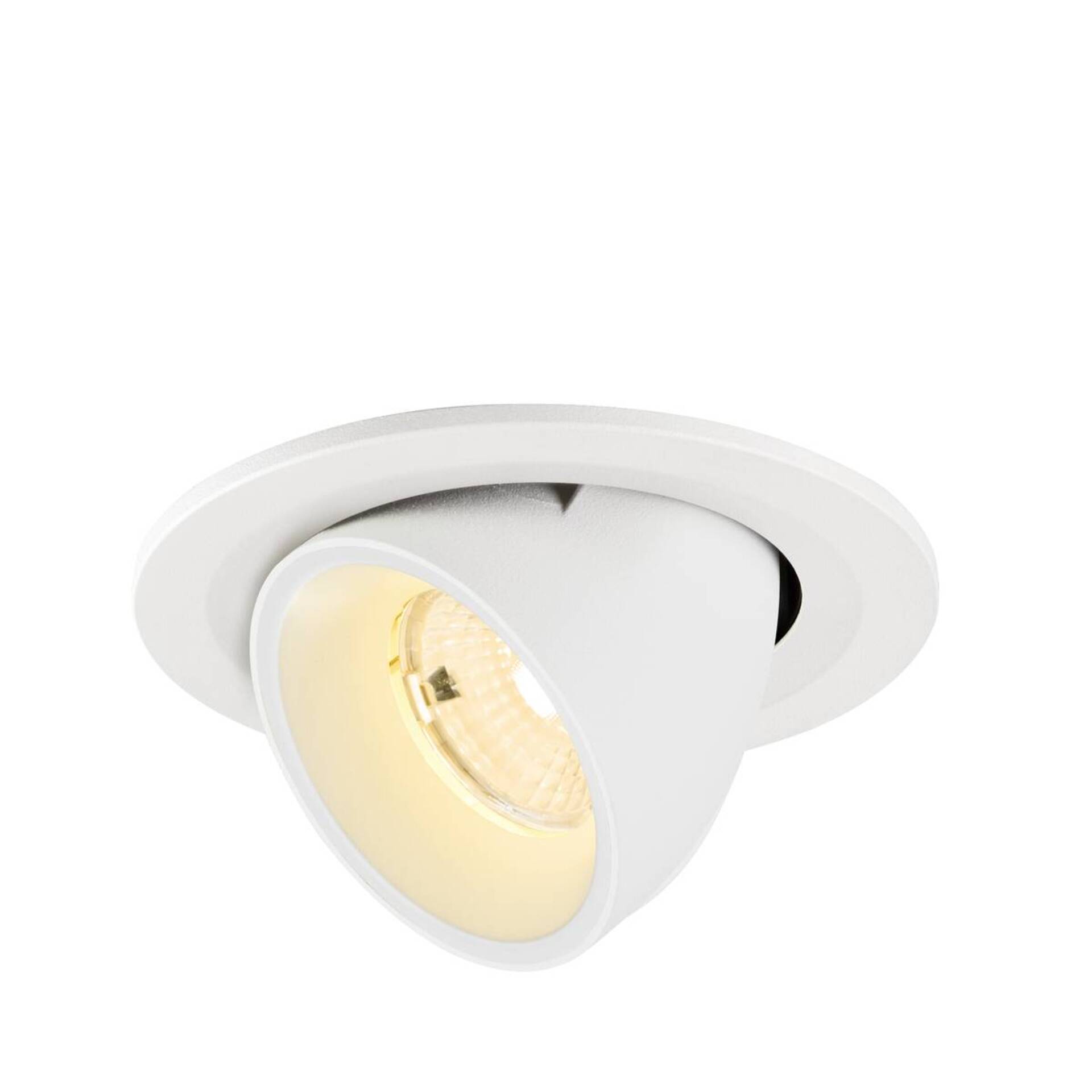 Levně BIG WHITE SLV NUMINOS GIMBLE S Stropní vestavné svítidlo, 3000 K, 55°, IP20, kulaté, bílé 1009413