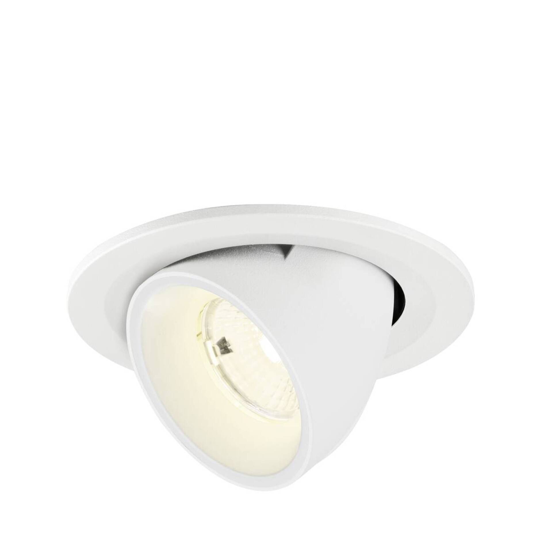 Levně BIG WHITE SLV NUMINOS GIMBLE S Stropní vestavné svítidlo, 4000 K, 55°, IP20, kulaté, bílé 1009431