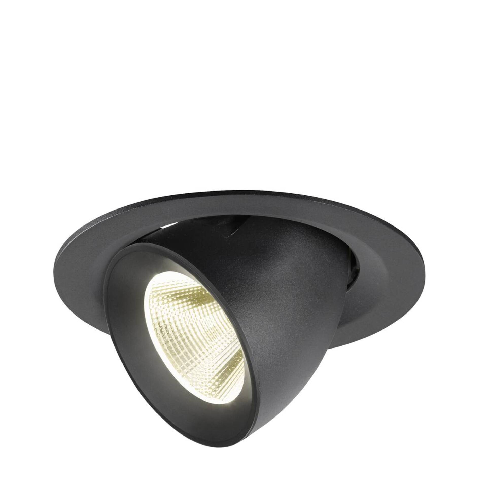 Levně BIG WHITE SLV NUMINOS GIMBLE M Stropní vestavné svítidlo, 4000 K, 20°, černé 1009577
