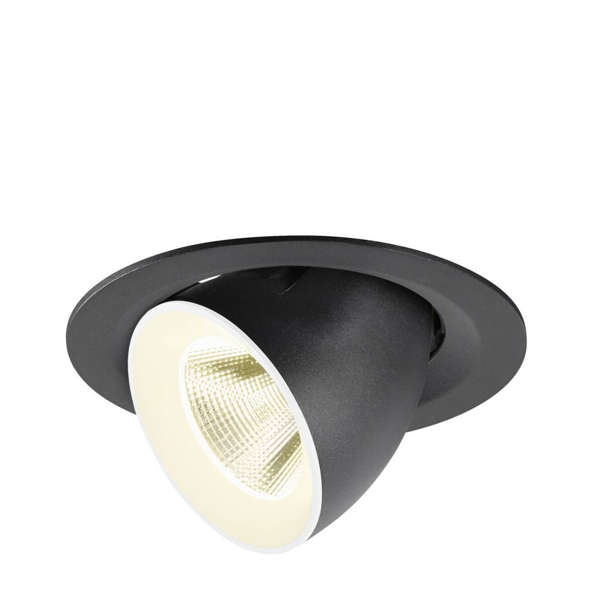 Levně BIG WHITE SLV NUMINOS GIMBLE M Stropní vestavné svítidlo, 4000 K, 20°, černé / bílé 1009578