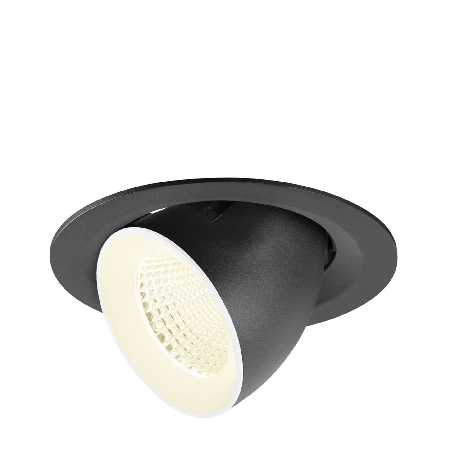 Levně BIG WHITE SLV NUMINOS GIMBLE M Stropní vestavné svítidlo, 4000 K, 40°, černé / bílé 1009581