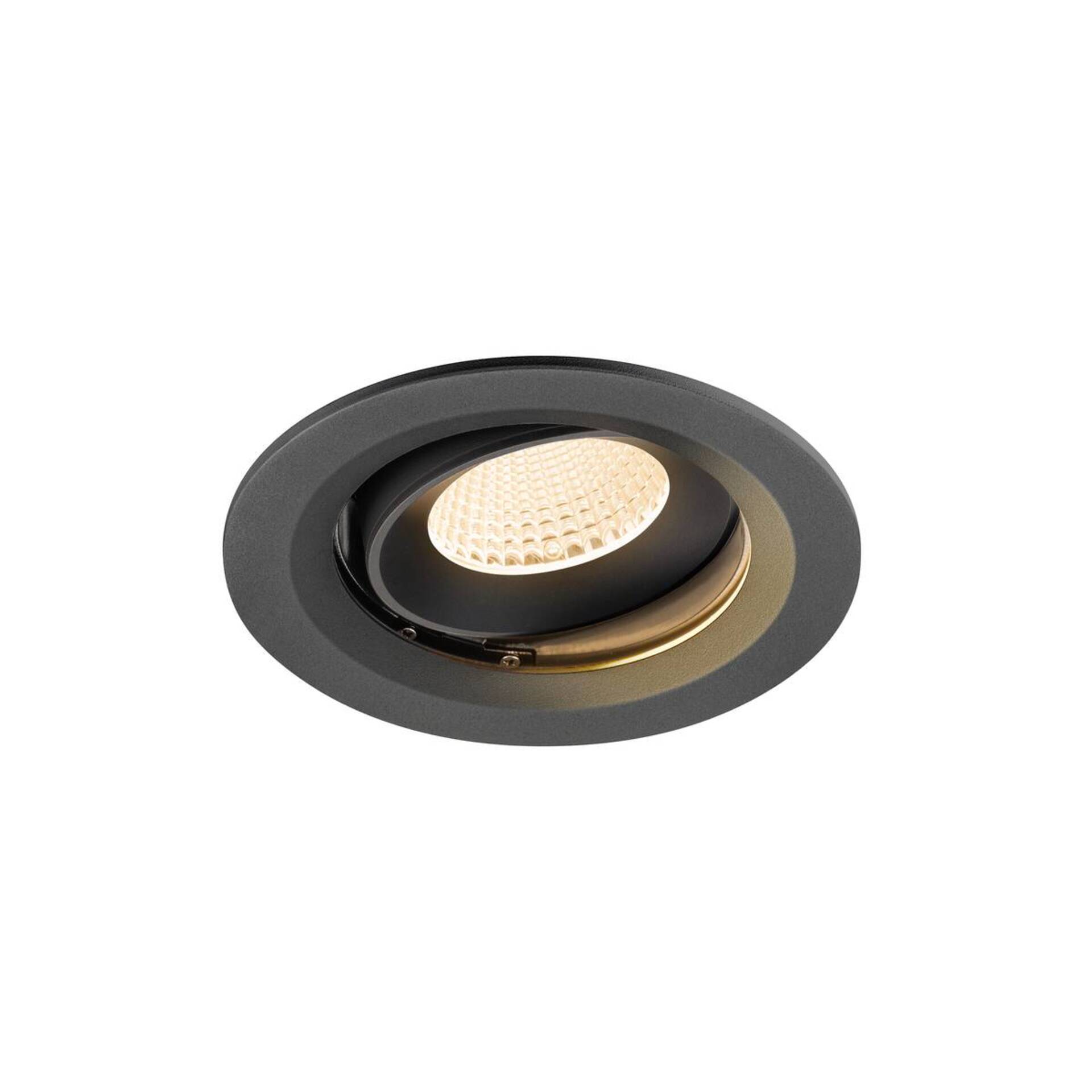 Levně BIG WHITE SLV NUMINOS MOVE M Stropní vestavné svítidlo, 2700 K, 40°, IP20, kulaté, černé 1009652