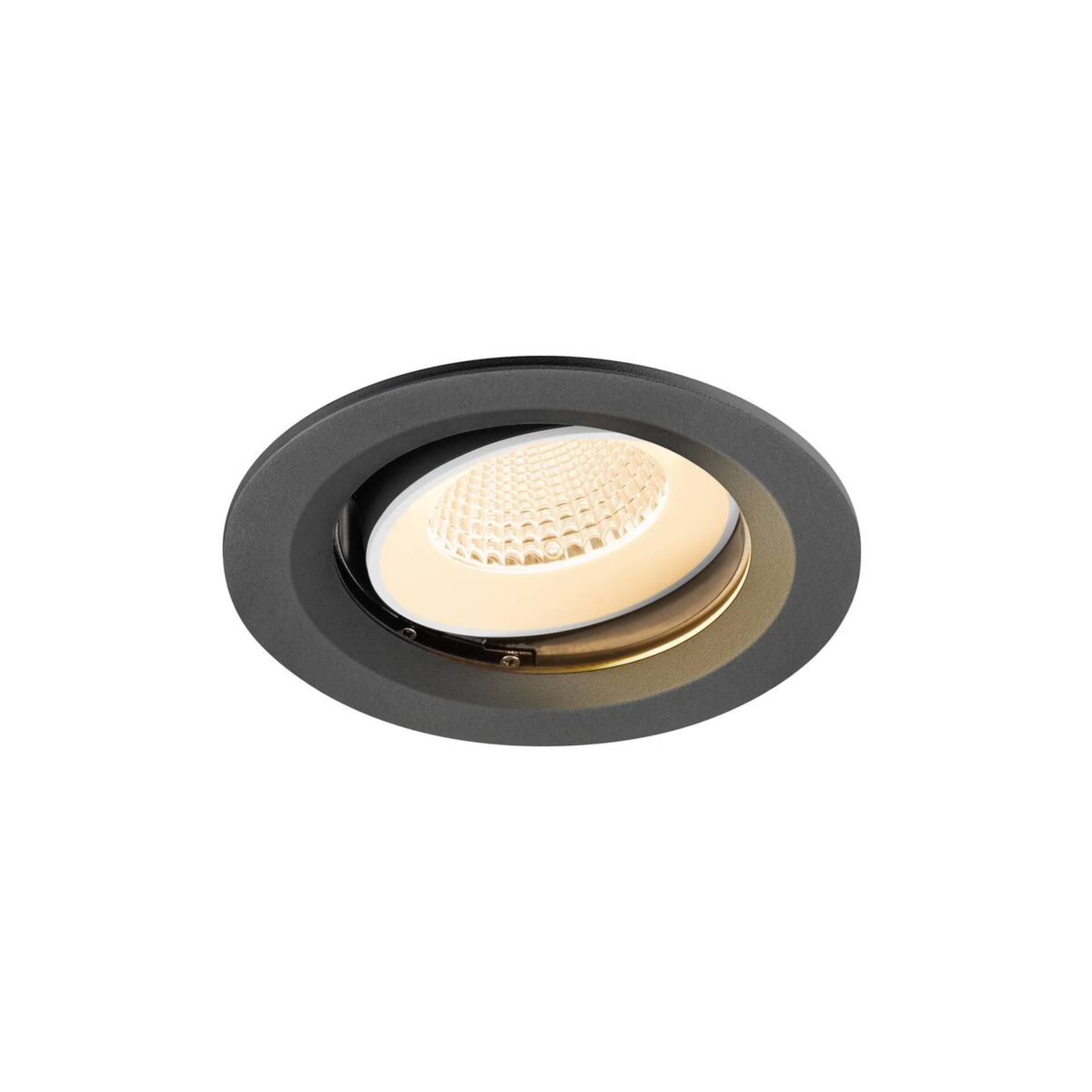 Levně BIG WHITE SLV NUMINOS MOVE M Stropní vestavné svítidlo, 2700 K, 40°, IP20, kulaté, černé / bílé 1009653