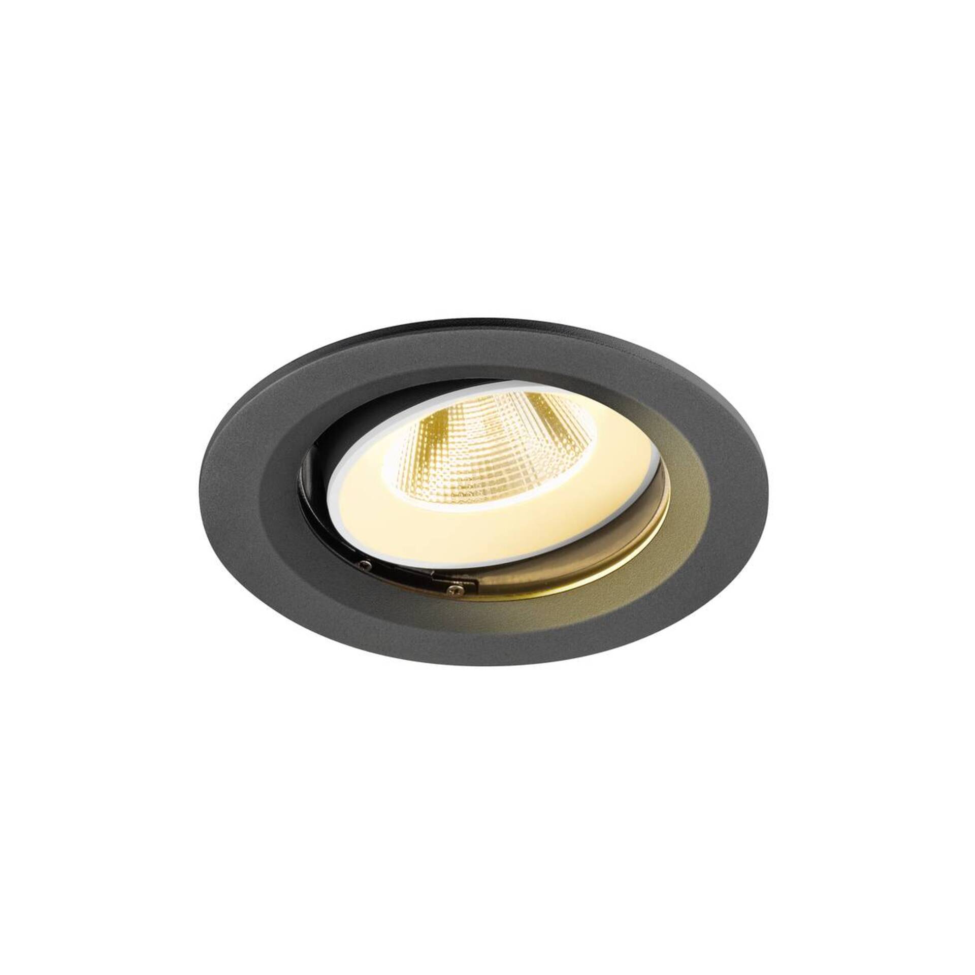 Levně BIG WHITE SLV NUMINOS MOVE M Stropní vestavné svítidlo, 3000 K, 20°, IP20, kulaté, černé / bílé 1009668