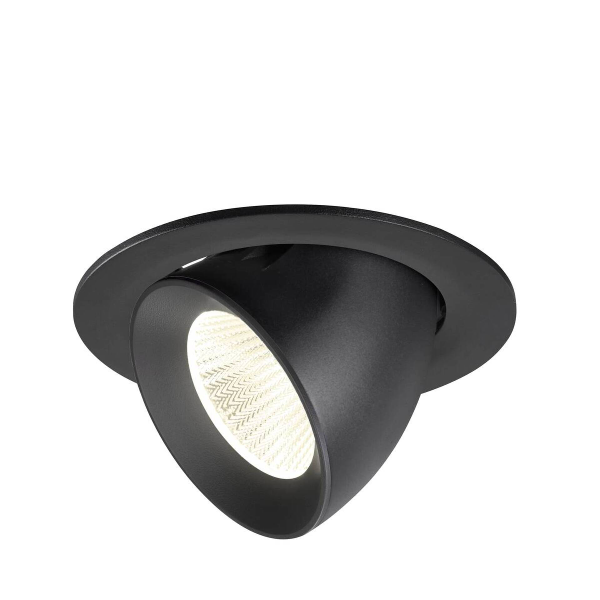 Levně BIG WHITE SLV NUMINOS GIMBLE L Stropní vestavné svítidlo, 4000 K, 40°, IP20, kulaté, černé 1009742