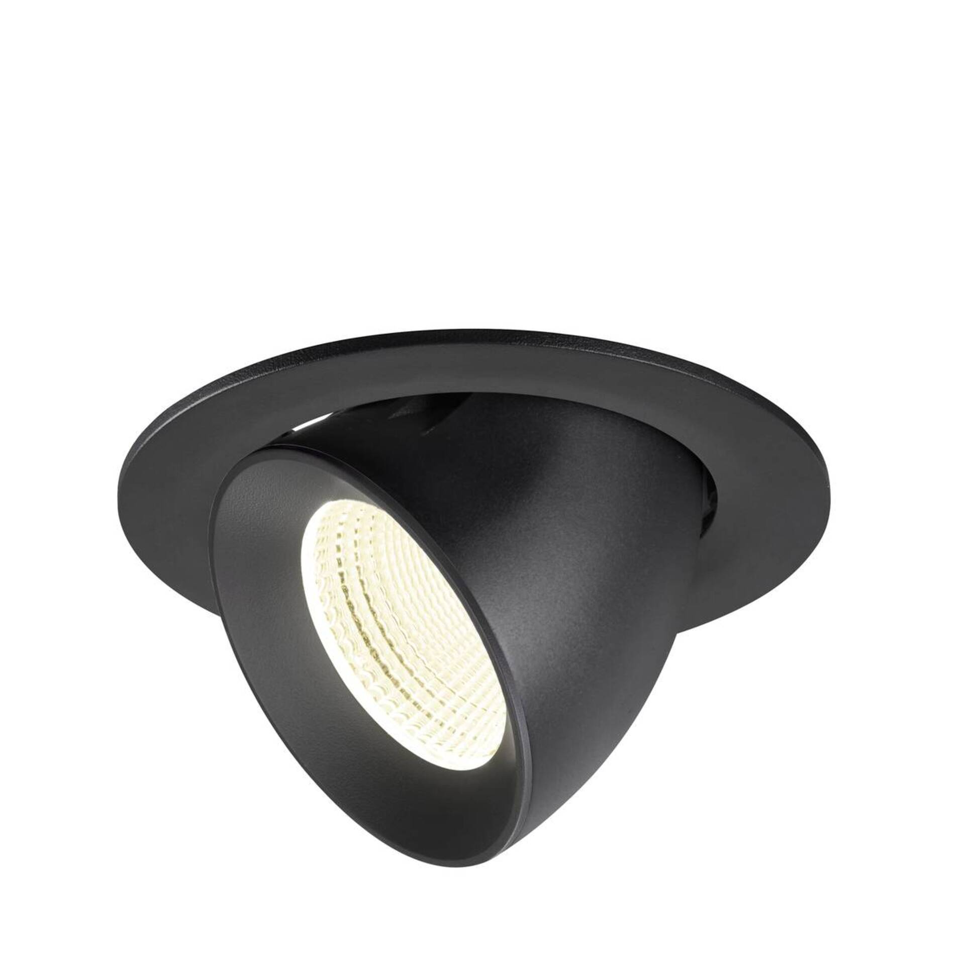 Levně BIG WHITE SLV NUMINOS GIMBLE L Stropní vestavné svítidlo, 4000 K, 55°, IP20, kulaté, černé 1009745