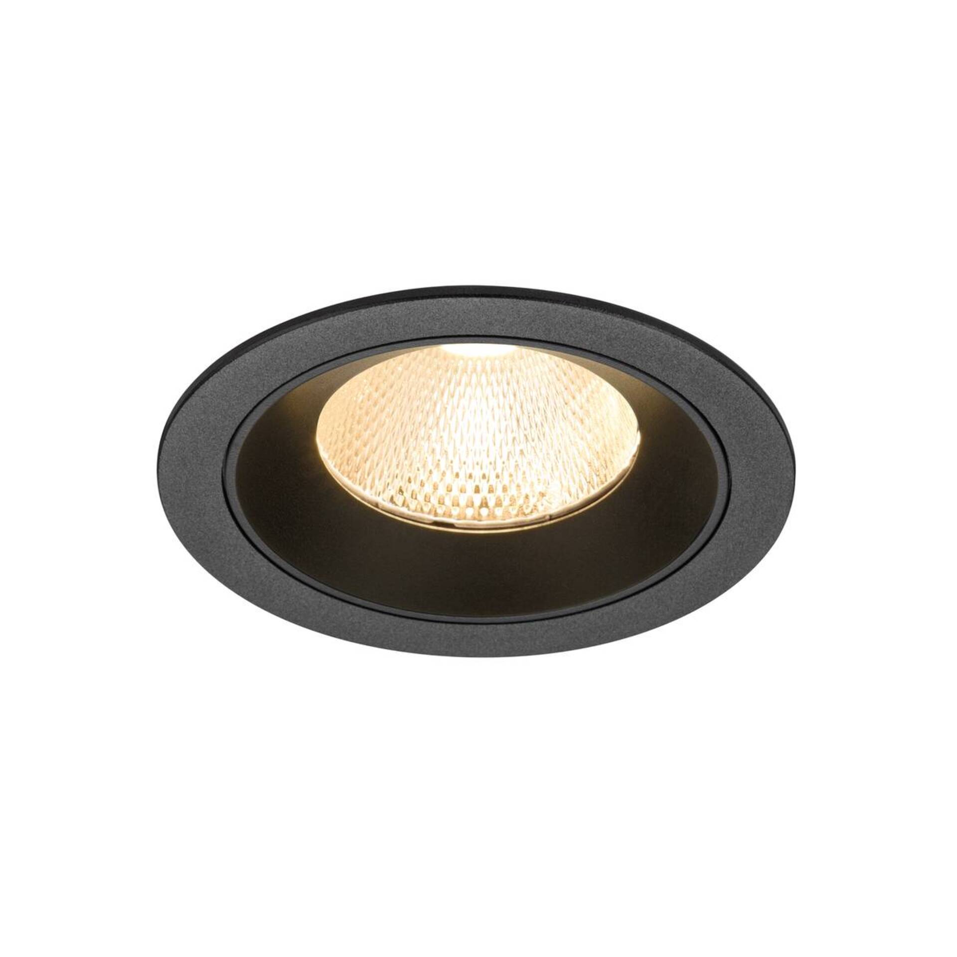 Levně BIG WHITE SLV NUMINOS L Stropní vestavné svítidlo, 2700 K, 20°, IP20, kulaté, černé 1009757