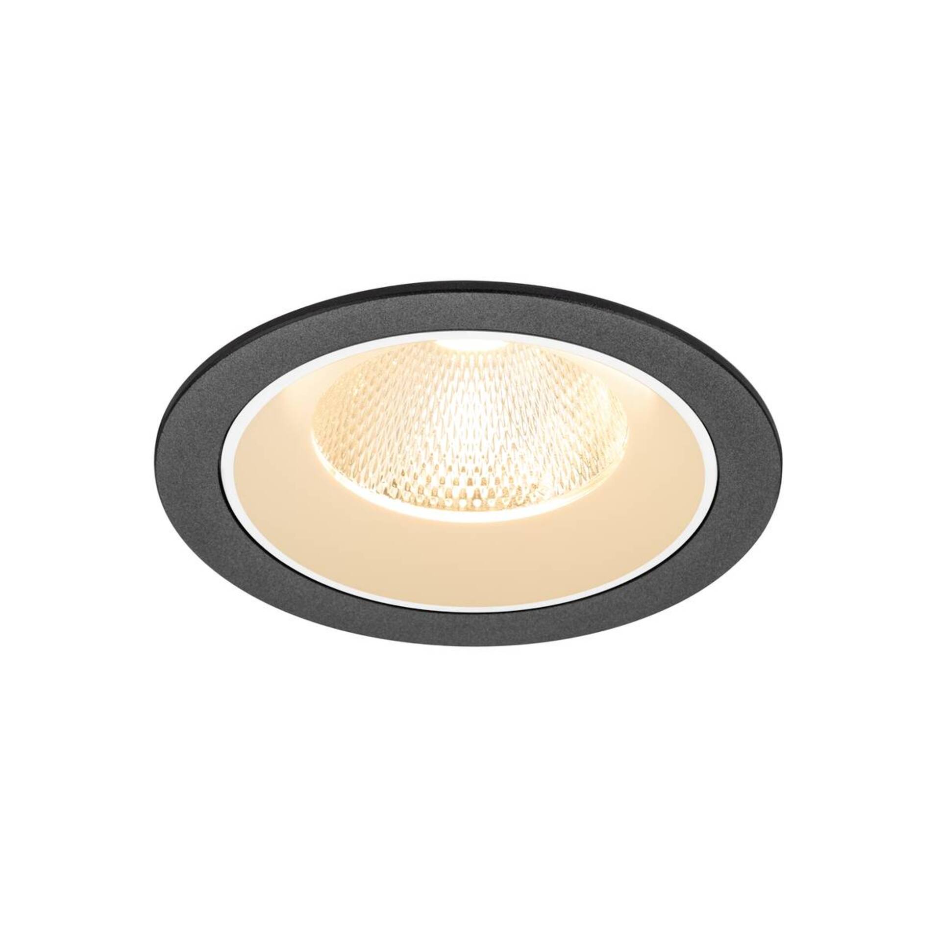 Levně BIG WHITE SLV NUMINOS L Stropní vestavné svítidlo, 2700 K, 20°, IP20, kulaté, černé / bílé 1009758