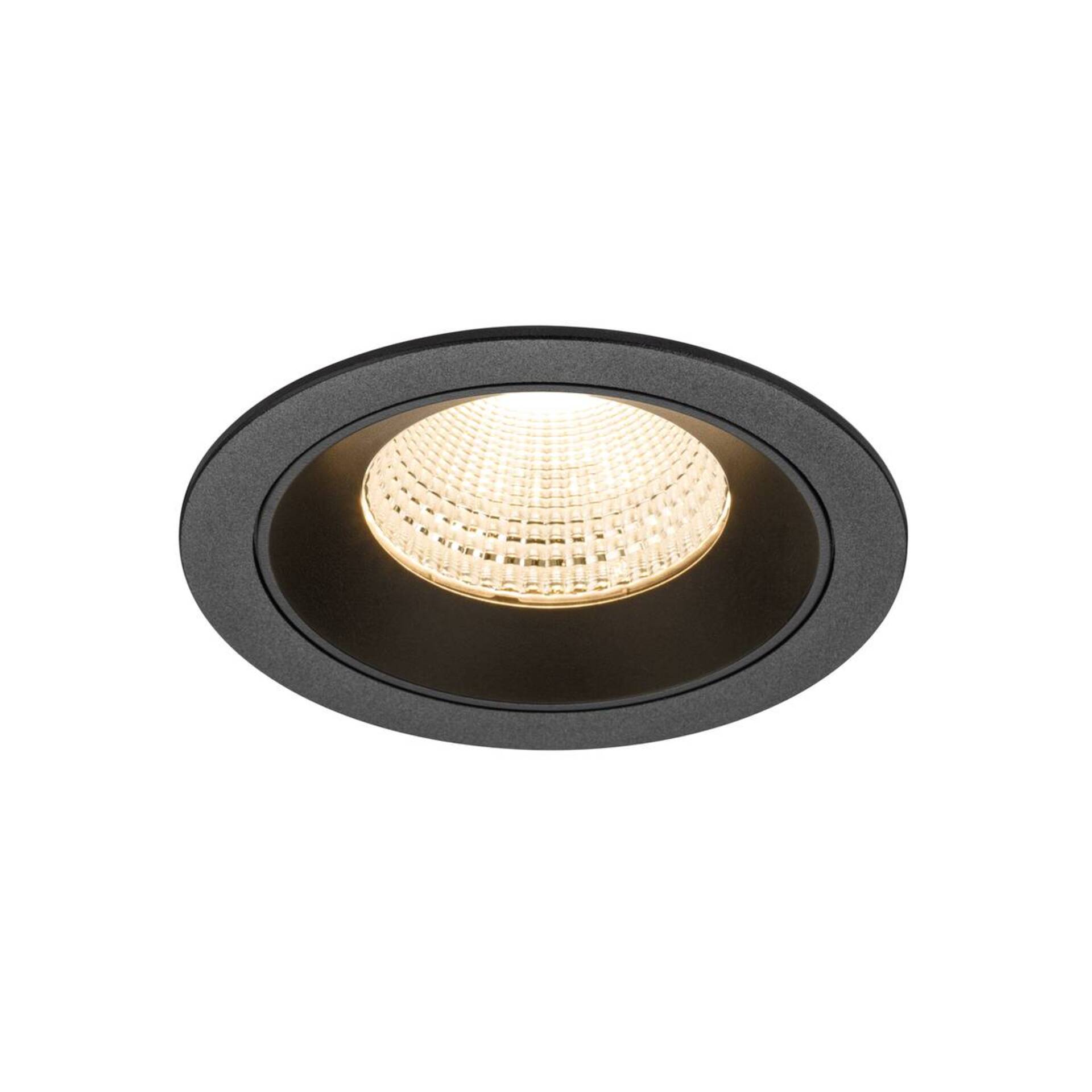 Levně BIG WHITE SLV NUMINOS L Stropní vestavné svítidlo, 2700 K, 55°, IP20, kulaté, černé 1009762