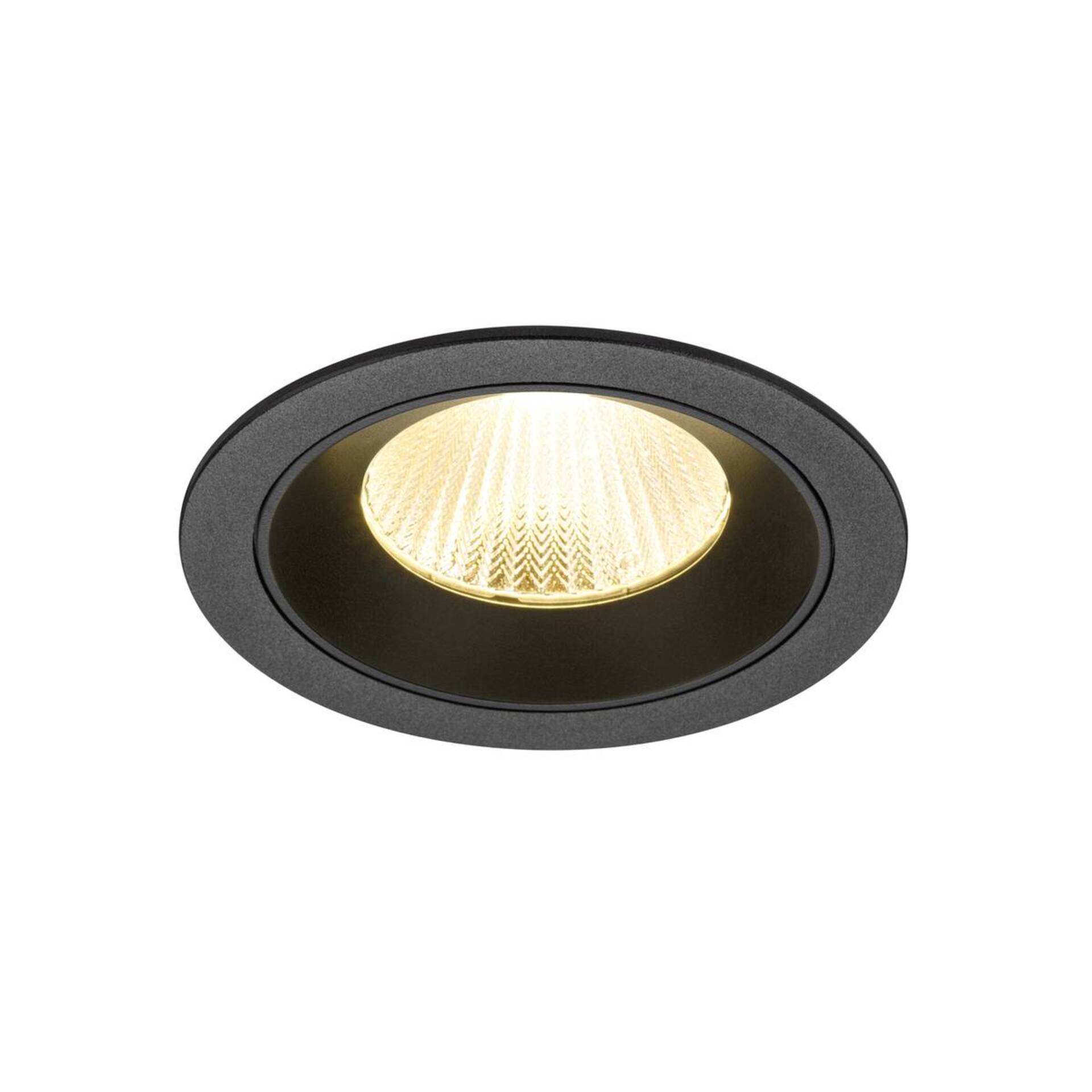 Levně BIG WHITE SLV NUMINOS L Stropní vestavné svítidlo, 3000 K, 40°, IP20, kulaté, černé 1009777
