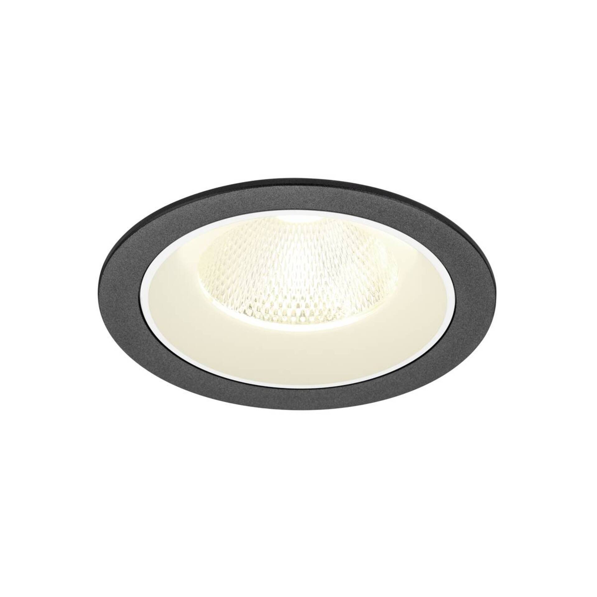 Levně BIG WHITE SLV NUMINOS L Stropní vestavné svítidlo, 4000 K, 20°, IP20, kulaté, černá / bílá 1009793