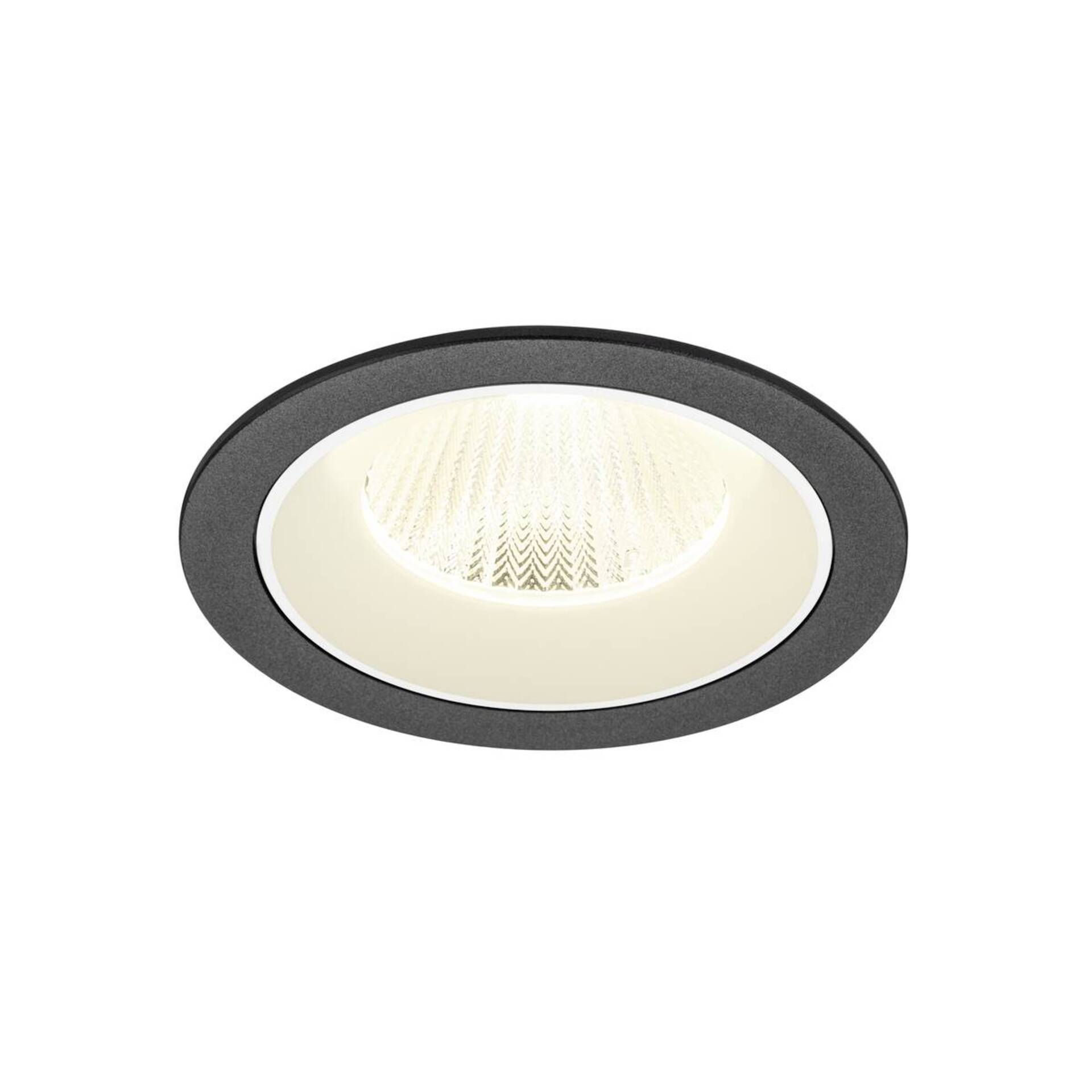 Levně BIG WHITE SLV NUMINOS L Stropní vestavné svítidlo, 4000 K, 40°, IP20, kulaté, černá / bílá 1009796