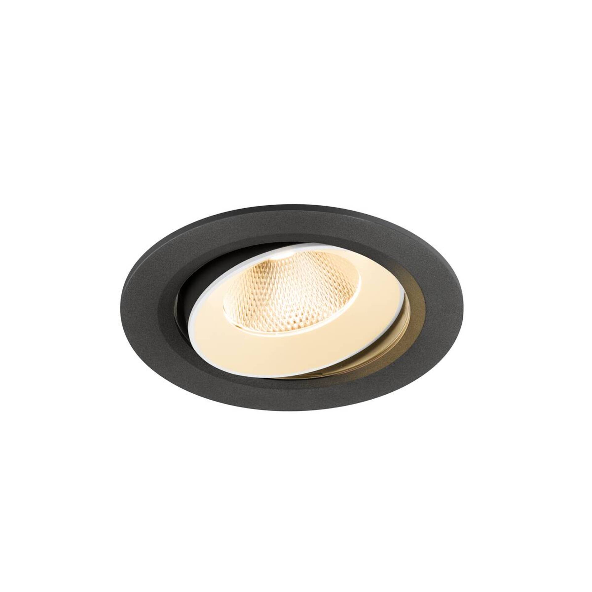 Levně BIG WHITE SLV NUMINOS MOVE L Stropní vestavné svítidlo, 2700 K, 20°, IP20, kulaté, černé / bílé 1009811