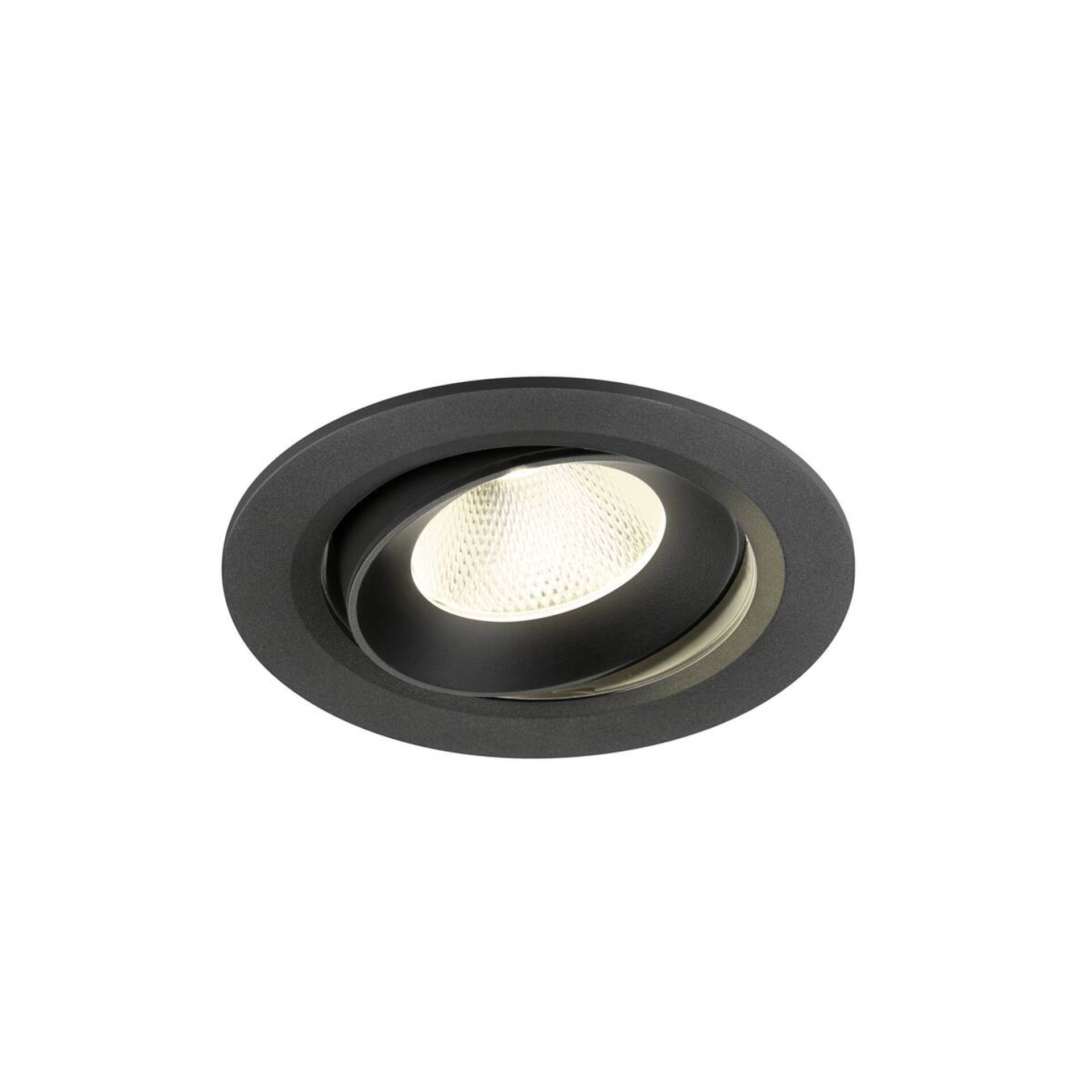 Levně BIG WHITE SLV NUMINOS MOVE L Stropní vestavné svítidlo, 4000 K, 20°, IP20, kulaté, černé 1009846