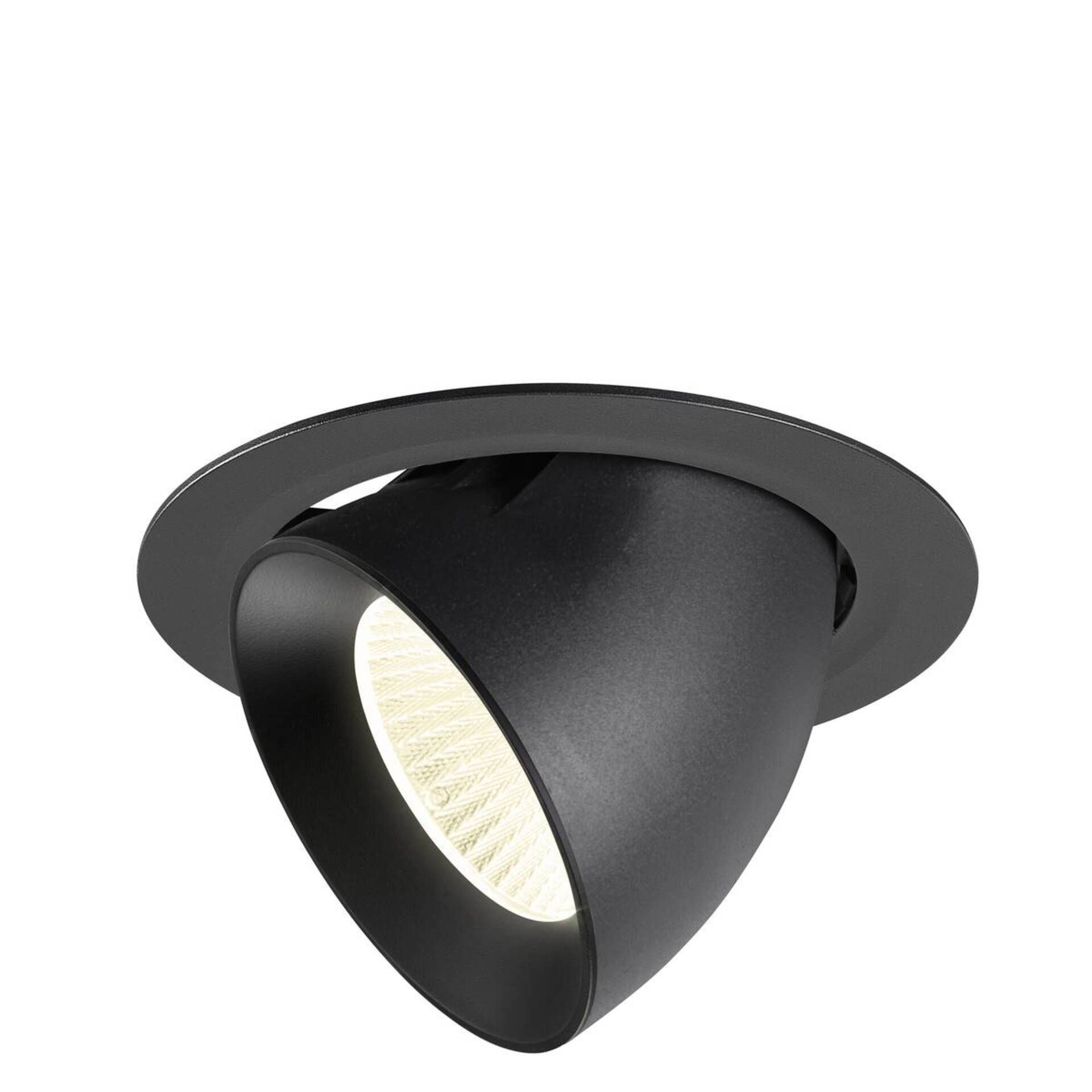 Levně BIG WHITE SLV NUMINOS GIMBLE XL Stropní vestavné svítidlo, 4000 K, 40°, černá 1009903