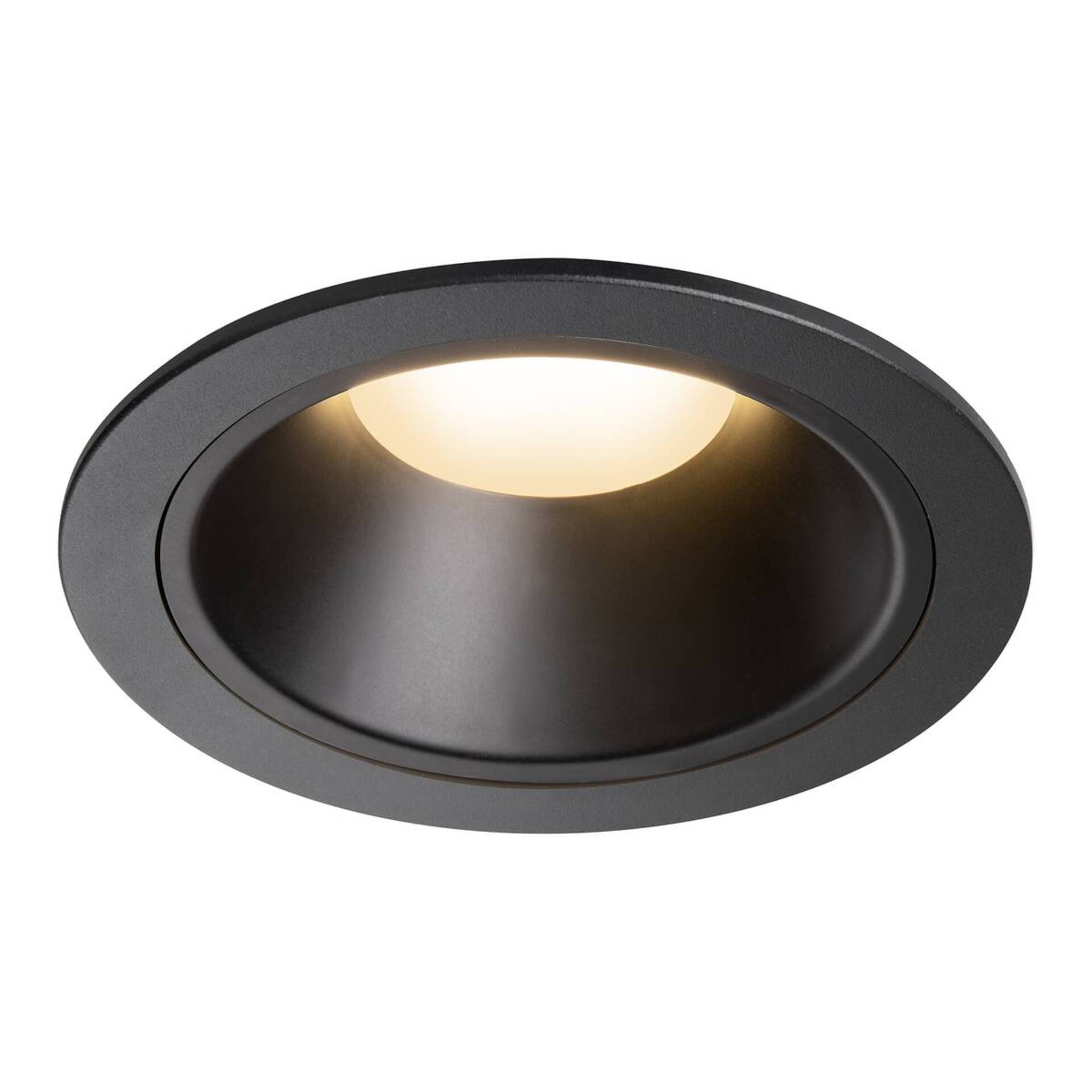 Levně BIG WHITE SLV NUMINOS XL Stropní vestavné svítidlo, 2700 K, 20°, IP20, kulaté, černé 1009918