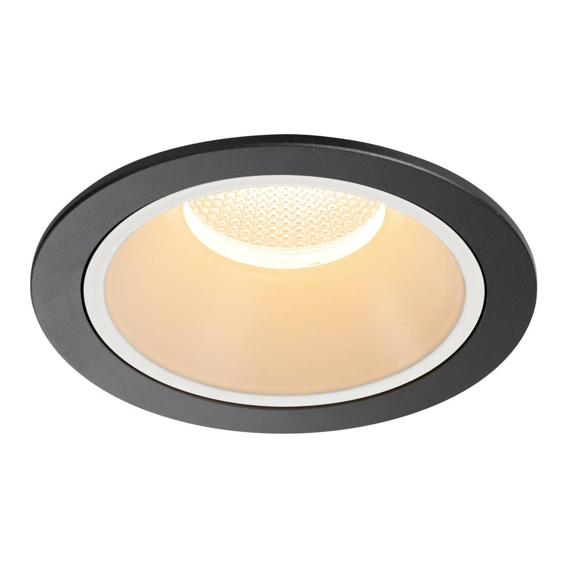 Levně BIG WHITE SLV NUMINOS XL Stropní vestavné svítidlo, 2700 K, 40°, IP20, kulaté, černé / bílé 1009922