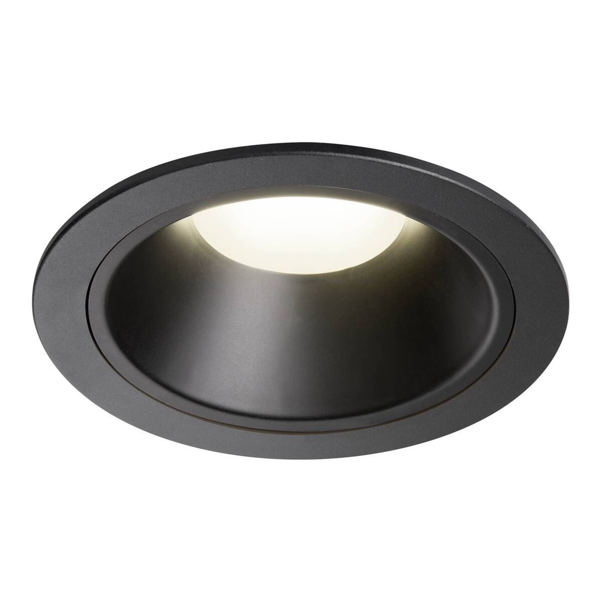 Levně BIG WHITE SLV NUMINOS XL Stropní vestavné svítidlo, 4000 K, 40°, IP20, kulaté, černé 1009957