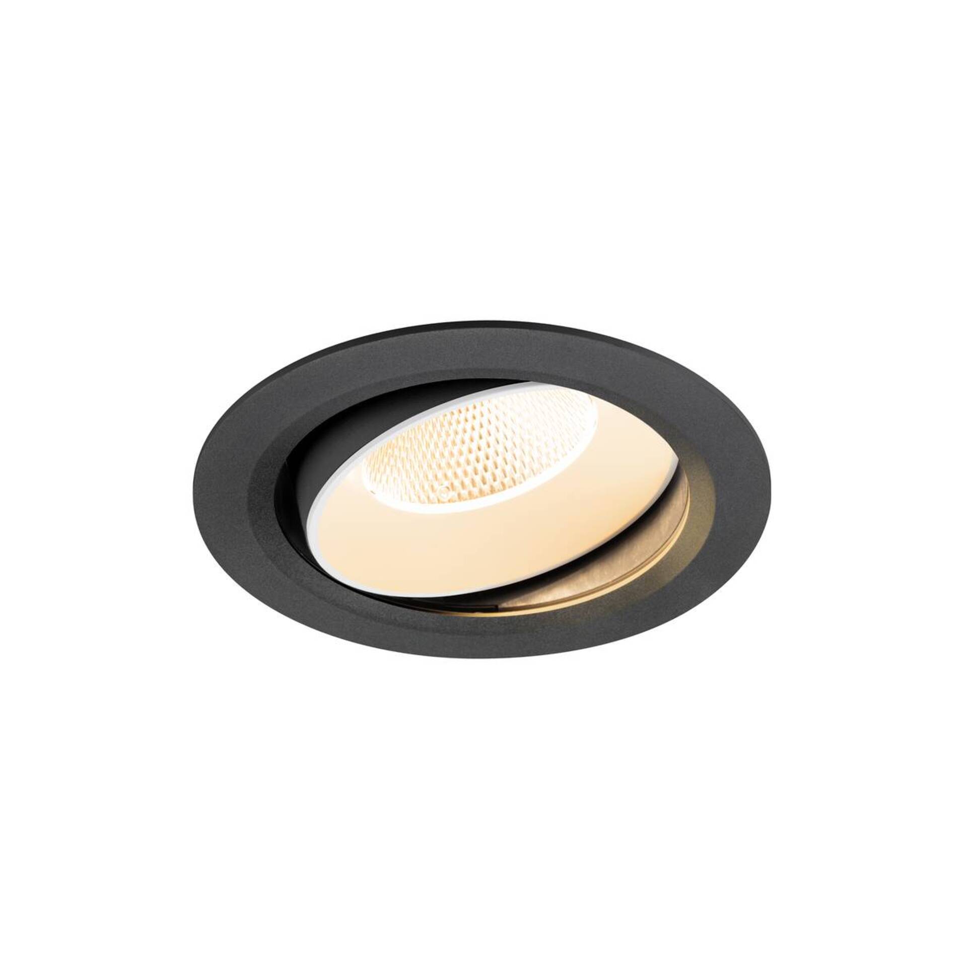 Levně BIG WHITE SLV NUMINOS MOVE XL Stropní vestavné svítidlo, 2700 K, 20°, IP20, kulaté, černé / bílé 1009973