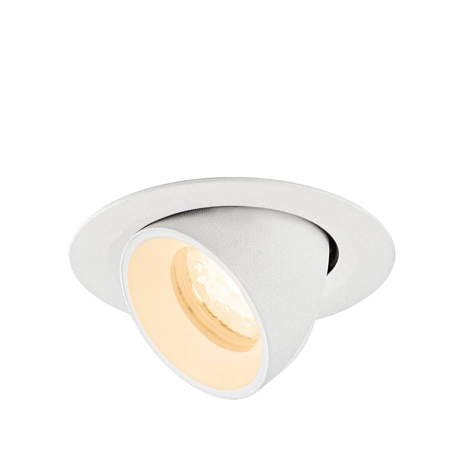 Levně BIG WHITE SLV NUMINOS GIMBLE XS Stropní vestavné svítidlo, 2700 K, 40°, IP20, kulaté, bílé 1010039