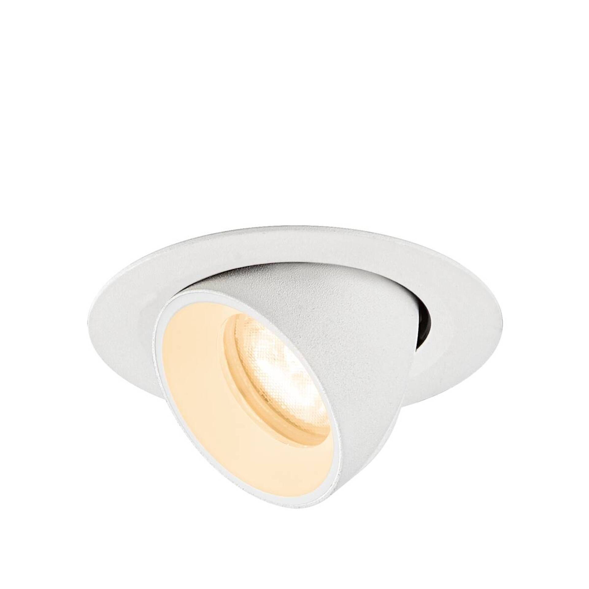 Levně BIG WHITE SLV NUMINOS GIMBLE XS Stropní vestavné svítidlo, 2700 K, 55°, IP20, kulaté, bílé 1010042