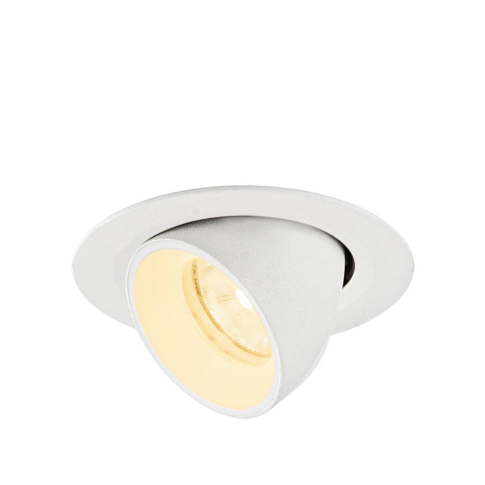 Levně BIG WHITE SLV NUMINOS GIMBLE XS Stropní vestavné svítidlo, 3000 K, 20°, IP20, kulaté, bílé 1010054