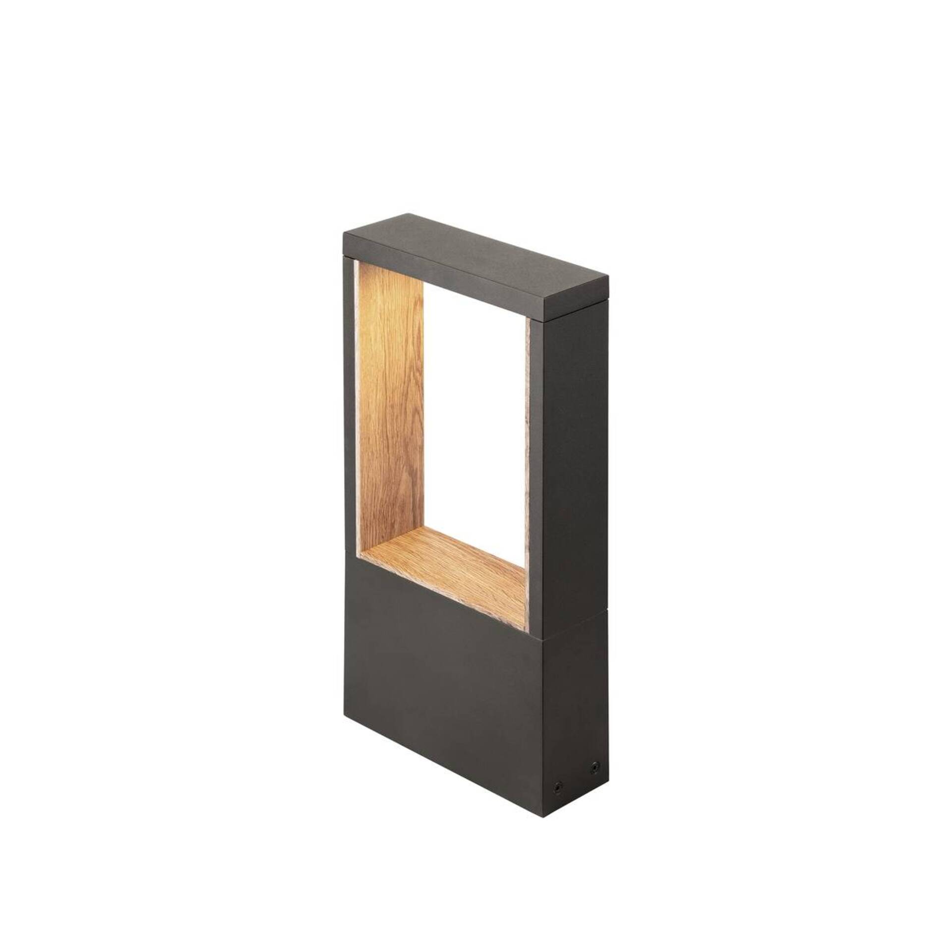 Levně BIG WHITE SLV FLATT II 36 volně stojící svítidlo, PHASE, 2700 K, IP65, čtvercové, antracit / hnědá 1010103
