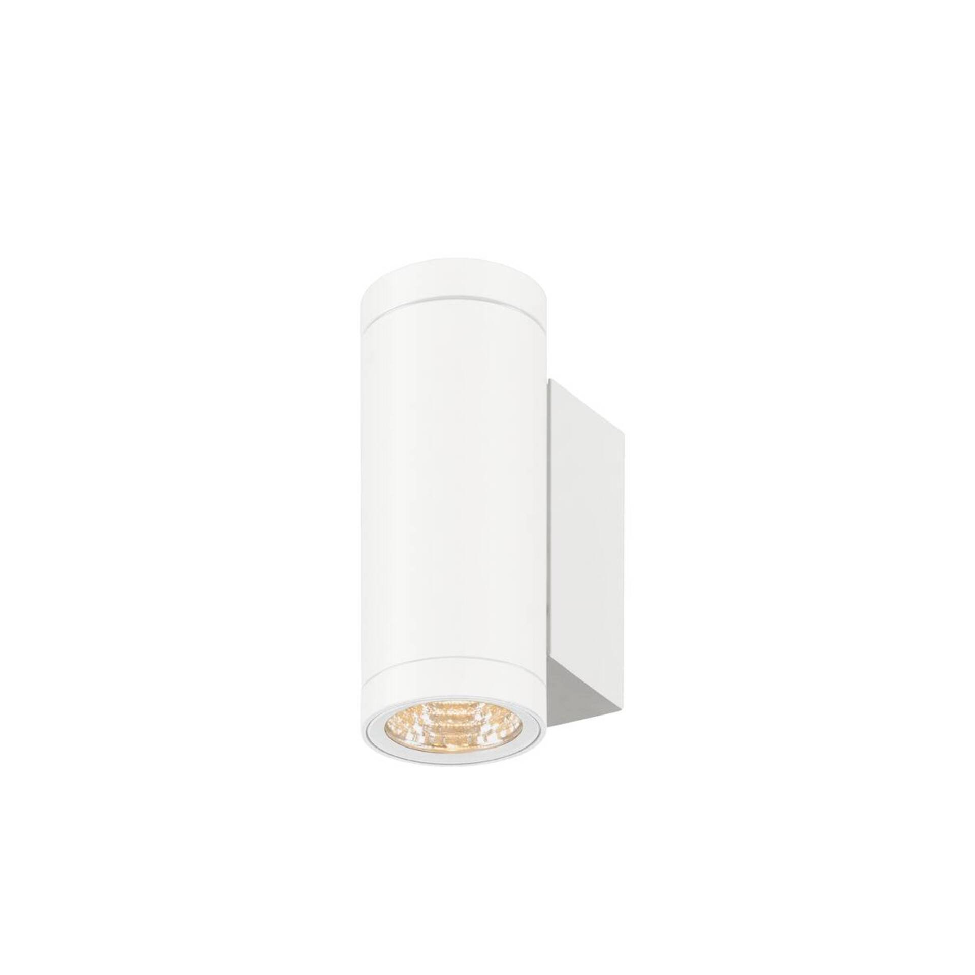 BIG WHITE SLV HELIA PRO S nástěnné svítidlo pro povrchovou montáž, nahoru/dolů, DALI, P1, válcové, 2700 K, 6 W, 24°, bílé 1010164