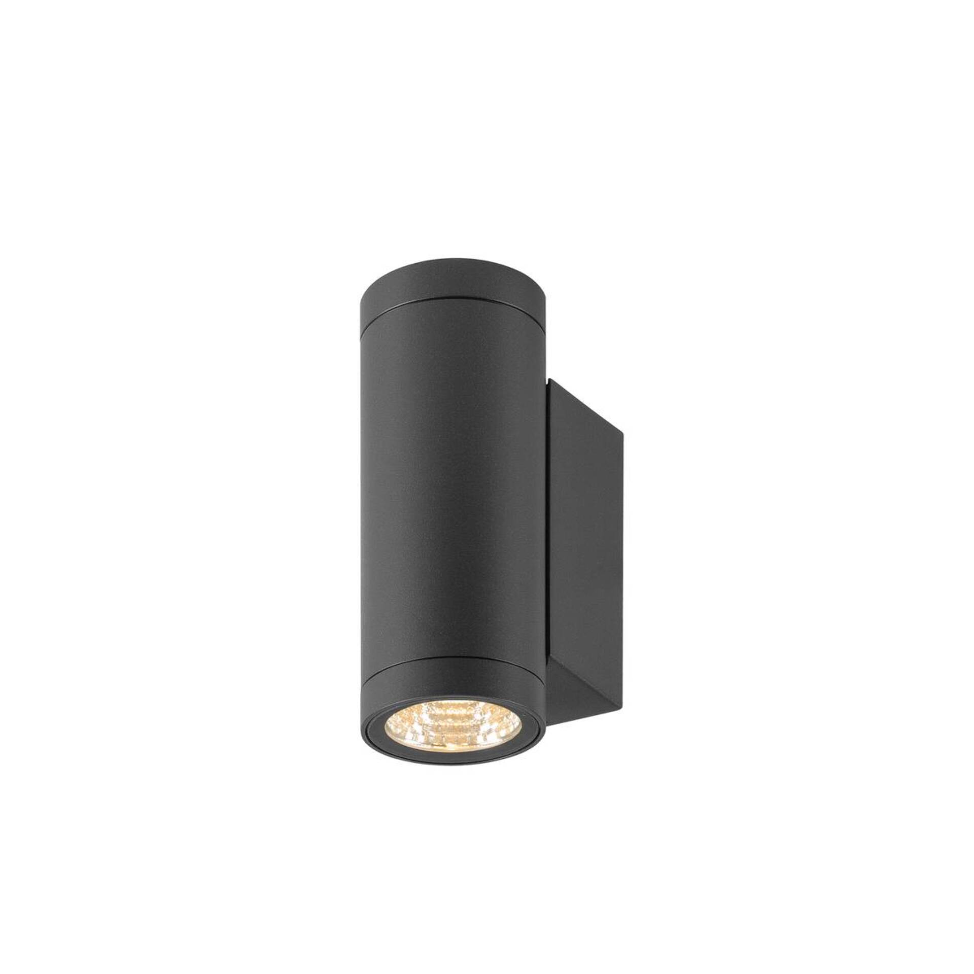 Levně BIG WHITE SLV HELIA PRO S Nástěnné svítidlo pro povrchovou montáž, jednoduché, DALI, P2, válcové, 2700 K, 6 W, 24°, antracit 1010165