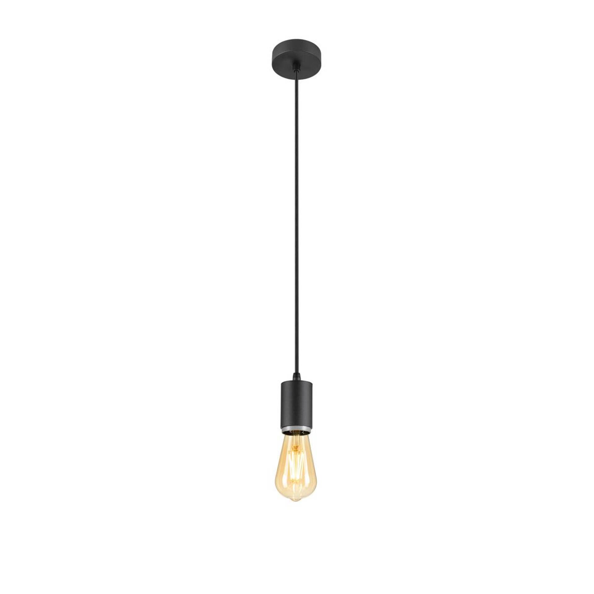 Levně BIG WHITE SLV LALU závěsné svítidlo, patice E27, Mix&Match, délka závěsu 200 cm, 1 x max. 10 W, černá 1010285