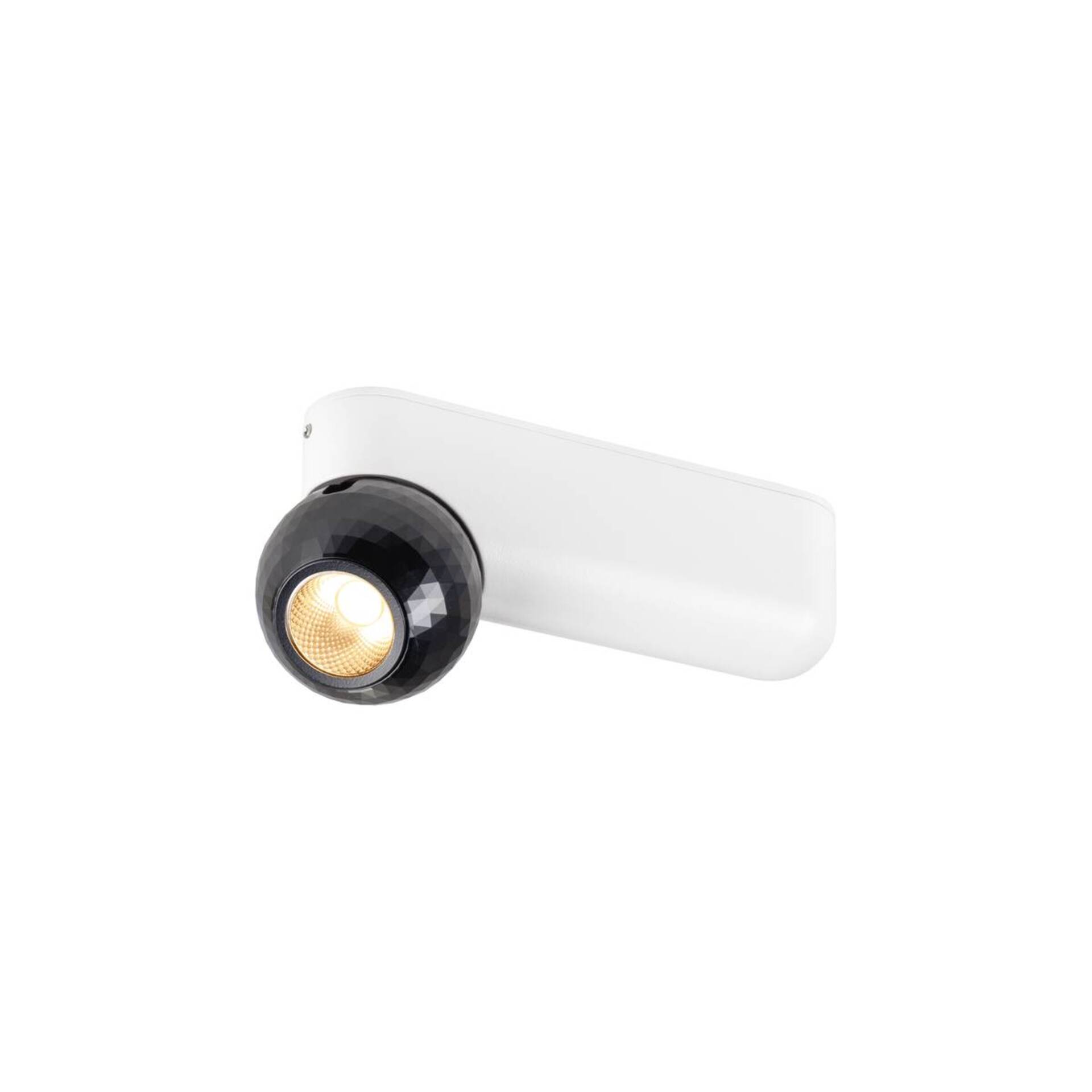 Levně BIG WHITE SLV DYSKO Přisazené nástěnné a stropní svítidlo, jednoduché, PHASE, 2700K, 6, 7 W, 36°, bílé / černé 1010301