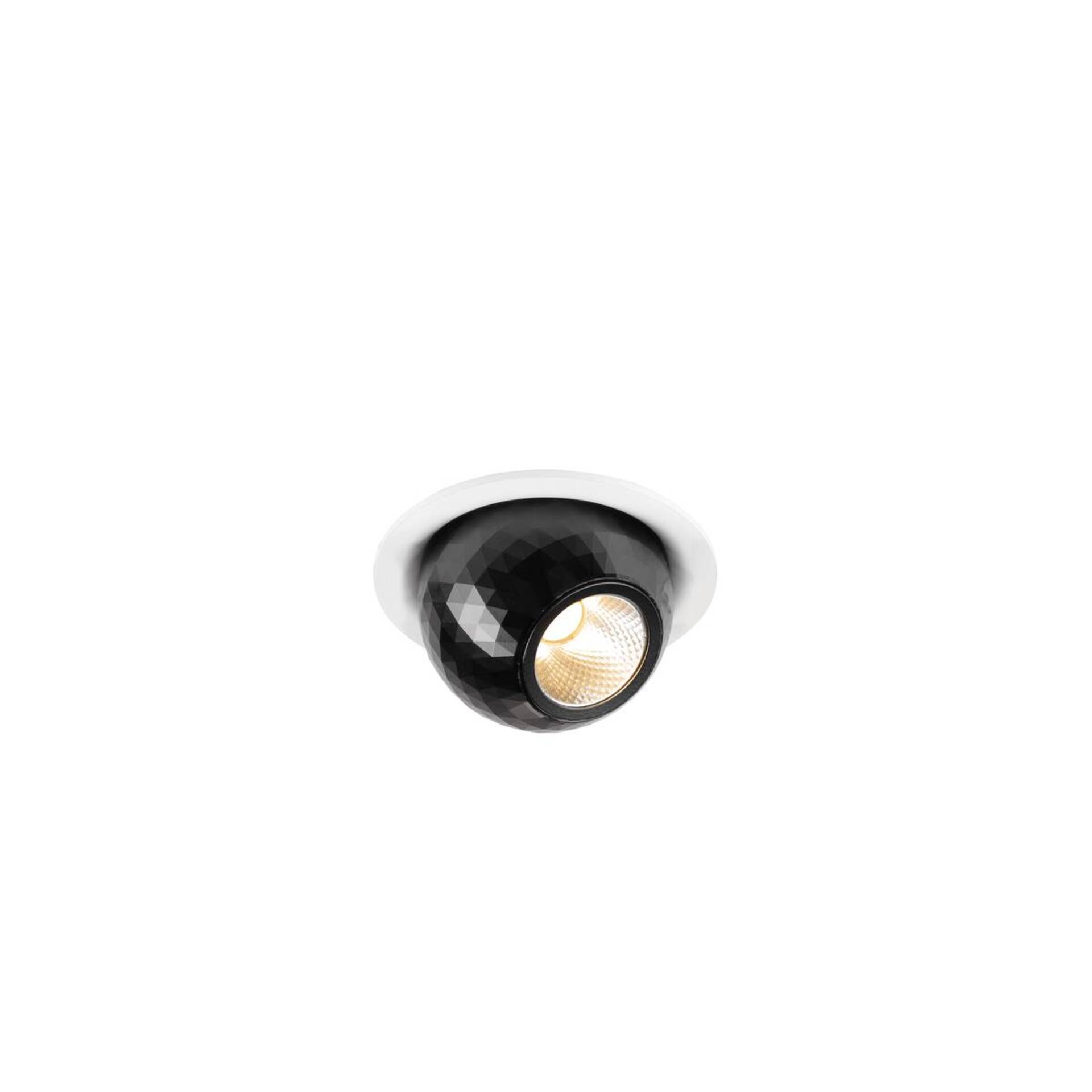 Levně BIG WHITE SLV DYSKO Stropní vestavné svítidlo, kulaté, PHASE, 2700K, 6,4 W, 36°, bílá / černá 1010354