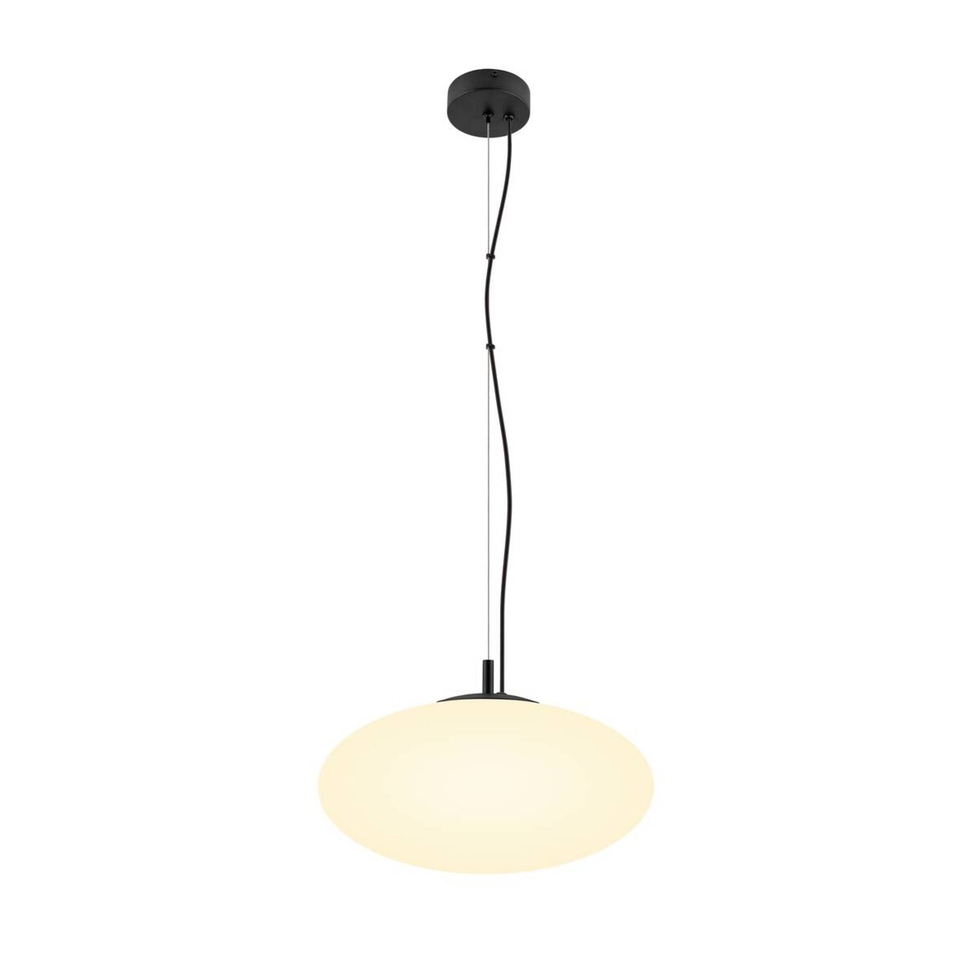 Levně BIG WHITE SLV OLYPSO 40 závěsné svítidlo, E27, délka závěsu 400 cm, 1 x max. 40 W, černá 1010413