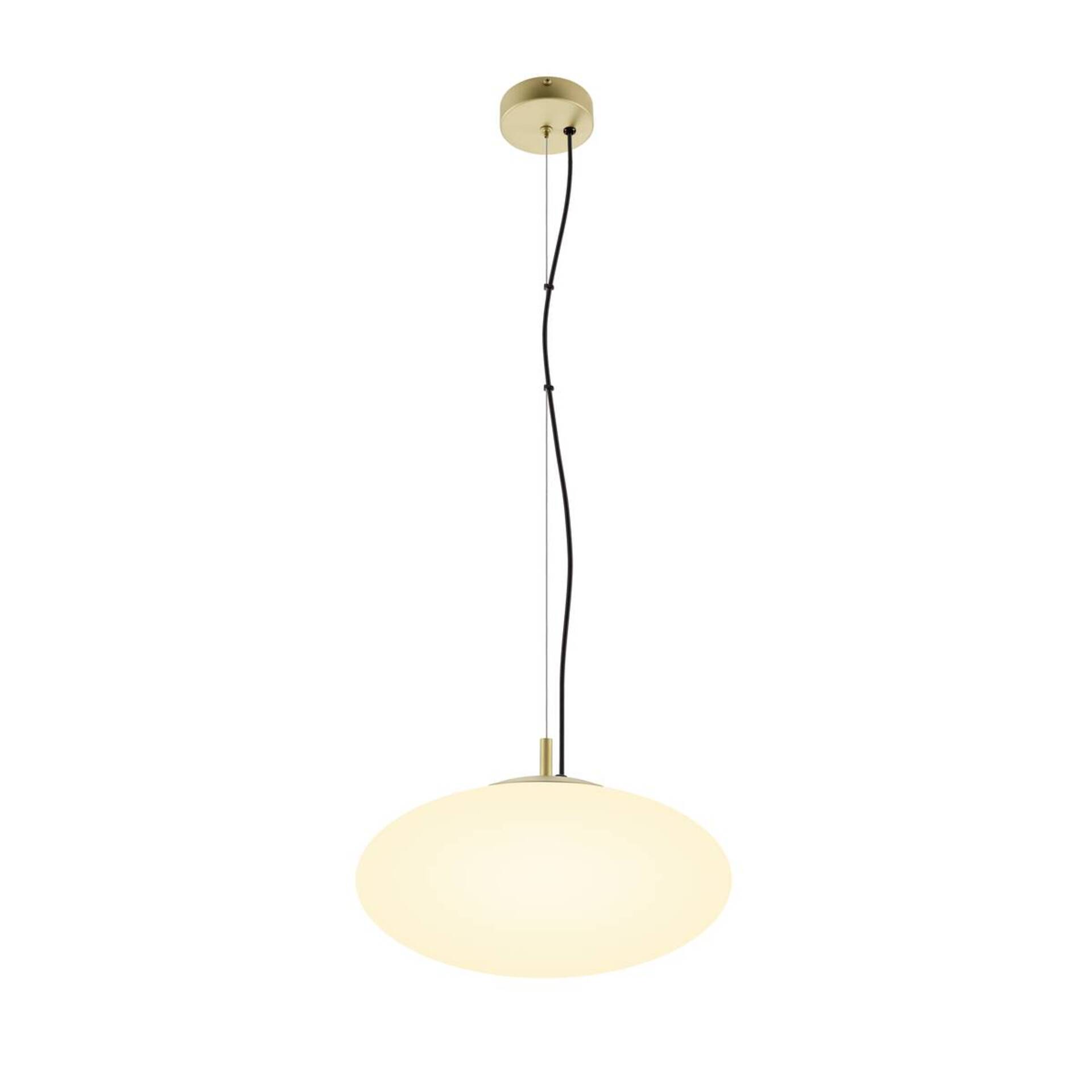 Levně BIG WHITE SLV OLYPSO 40 závěsné svítidlo, E27, délka závěsu 400 cm, 1 x max. 40 W, zlatá 1010414