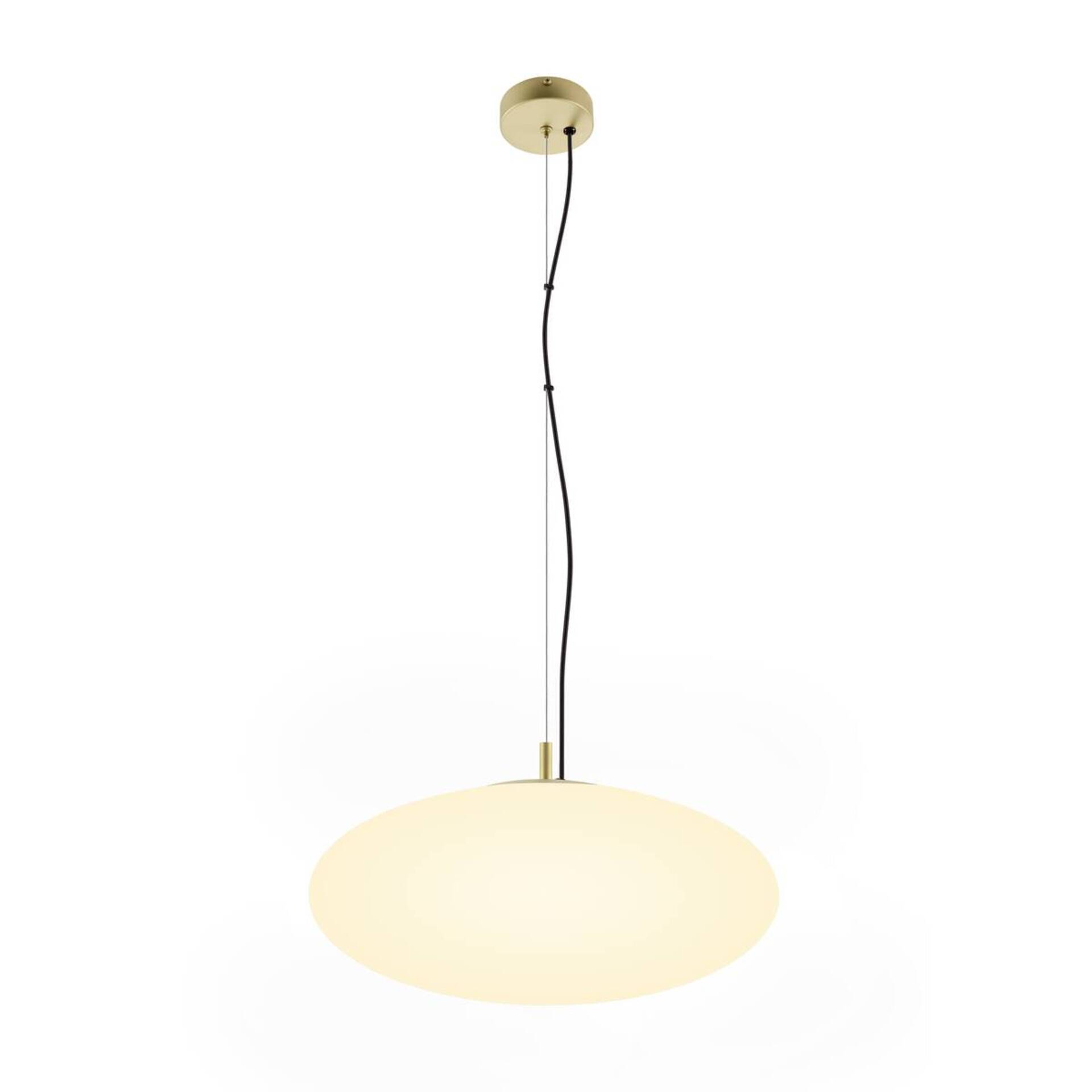 Levně BIG WHITE SLV OLYPSO 50 závěsné svítidlo, E27, délka závěsu 400 cm, 1 x max. 40 W, zlatá 1010416