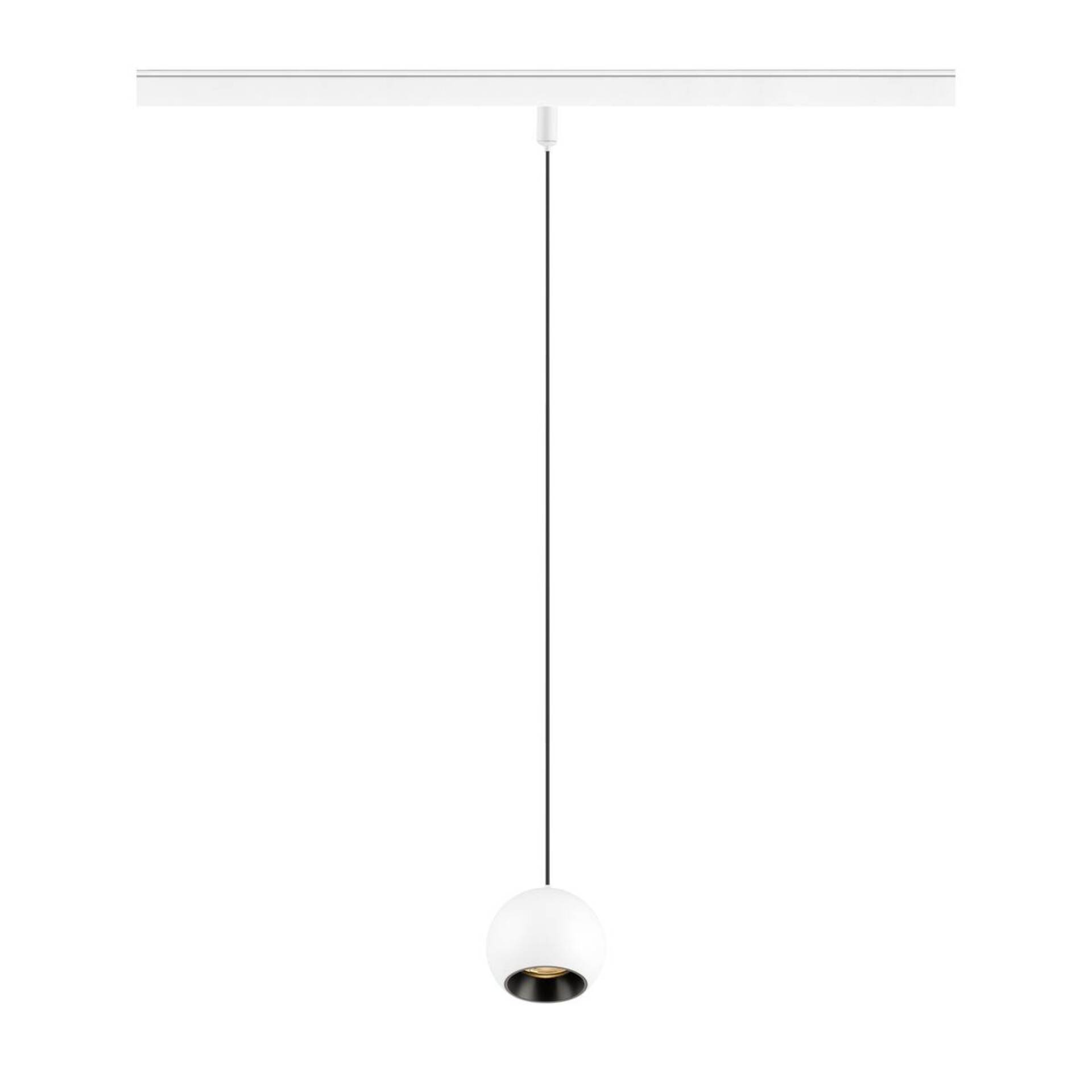 Levně BIG WHITE SLV LIGHT EYE 2.0 48V závěsné svítidlo, DALI, délka závěsu 200 cm, 2700K, 30°, bílá / černá 1010461