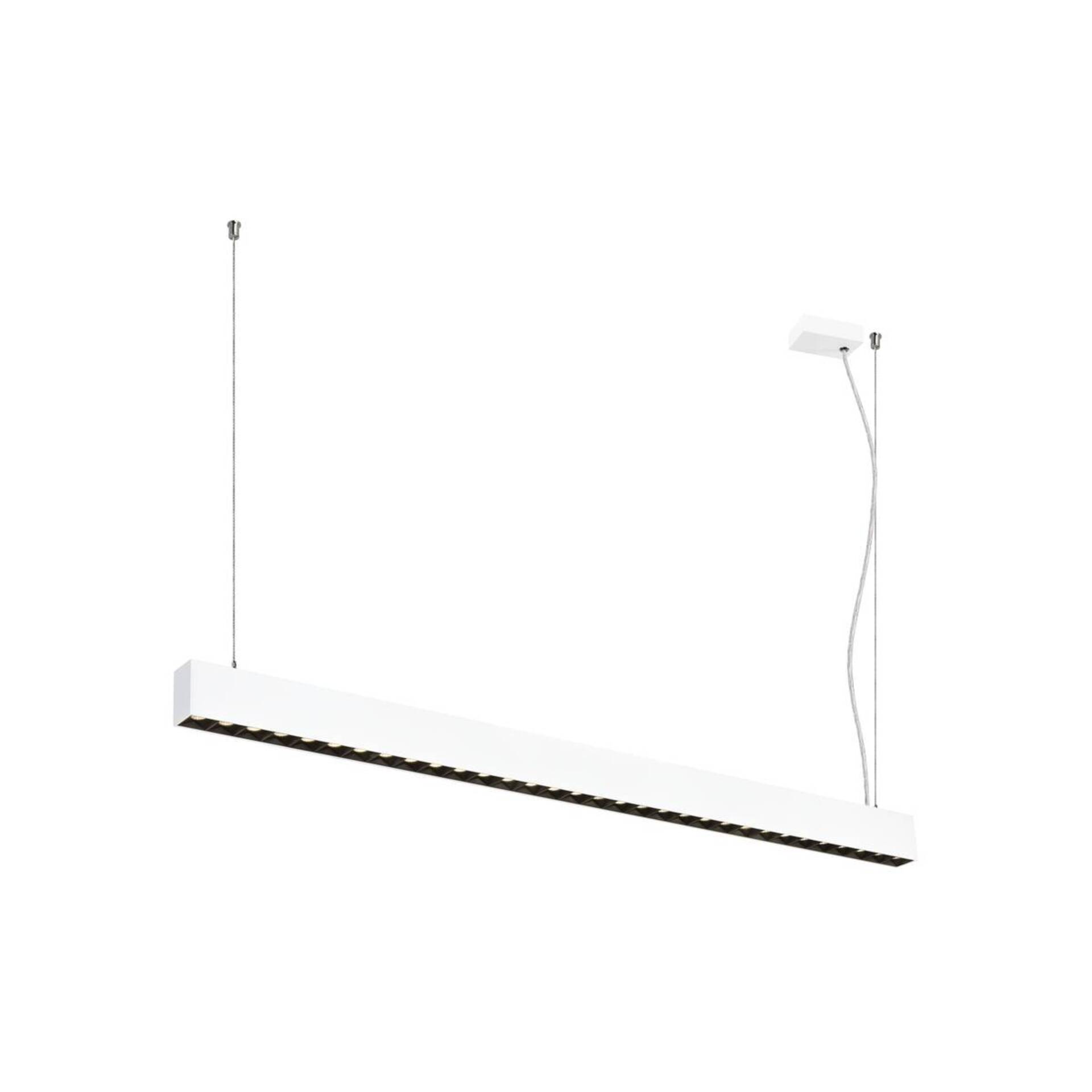 Levně BIG WHITE SLV GLENOS PRO závěsné svítidlo, 1,2 m, DALI, UGR16, délka závěsu 210 cm, 3000K, 75°, bílé / černé 1010509