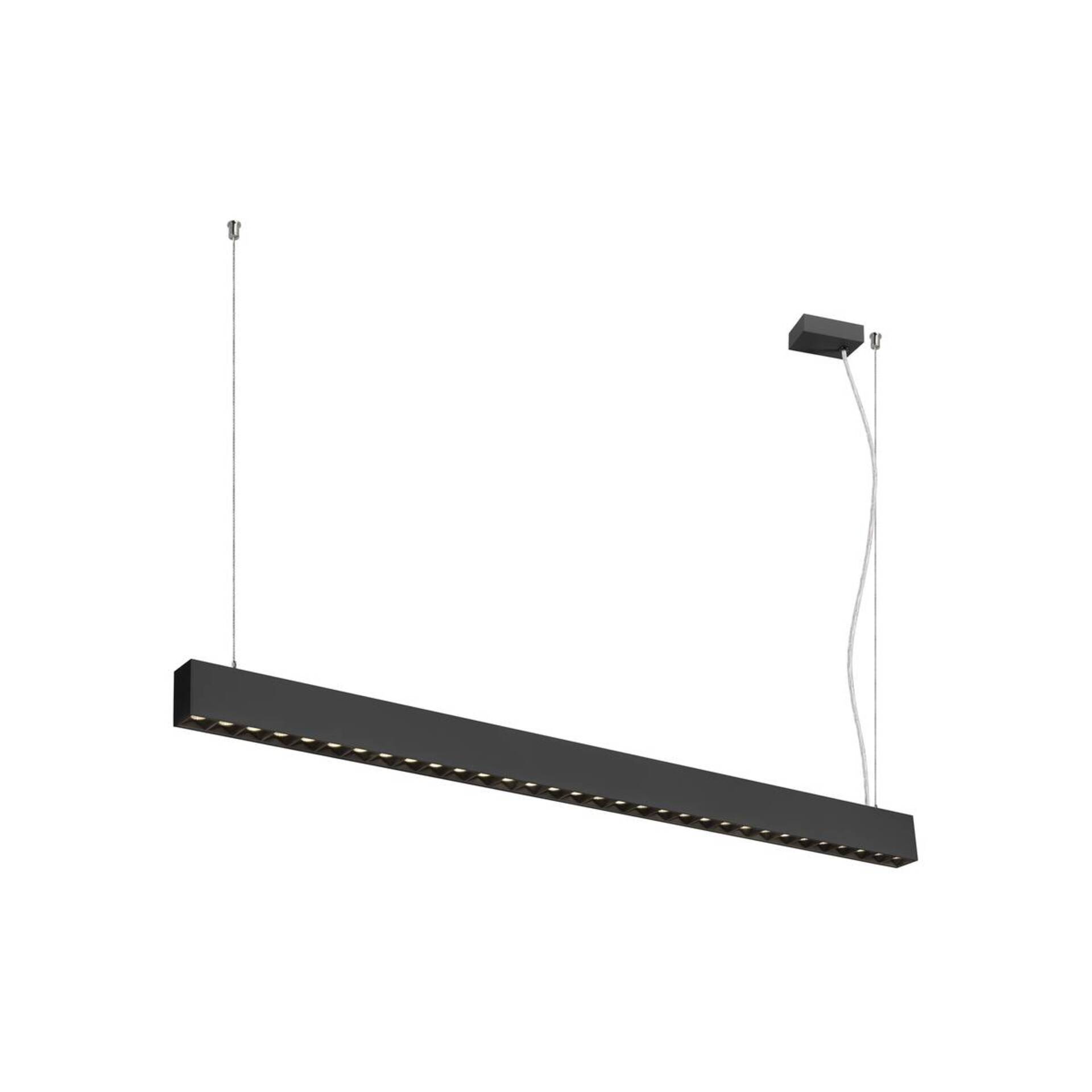Levně BIG WHITE SLV GLENOS PRO závěsné svítidlo, 1,2 m, DALI, UGR16, délka závěsu 210 cm, 3000K, 75°, černá 1010510