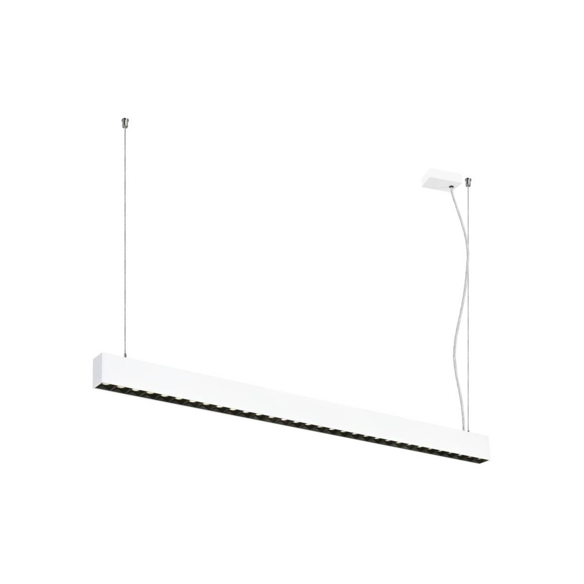 Levně BIG WHITE SLV GLENOS PRO závěsné svítidlo, 1,2 m, DALI, UGR16, délka závěsu 210 cm, 4000K, 75°, bílá / černá 1010511