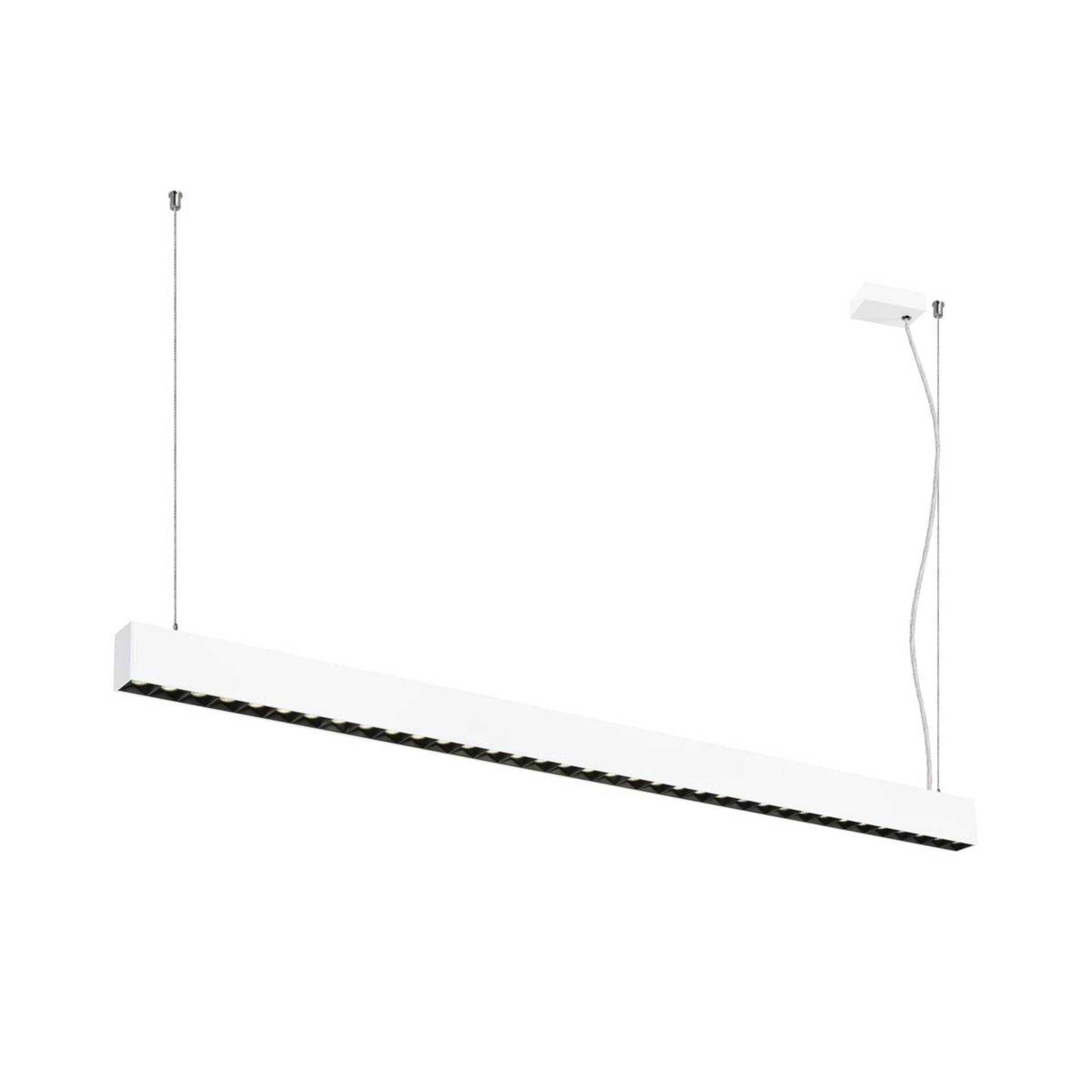 Levně BIG WHITE SLV GLENOS PRO závěsné svítidlo, 1,5 m, DALI, UGR16, délka závěsu 210 cm, 4000K, 75°, bílá / černá 1010515