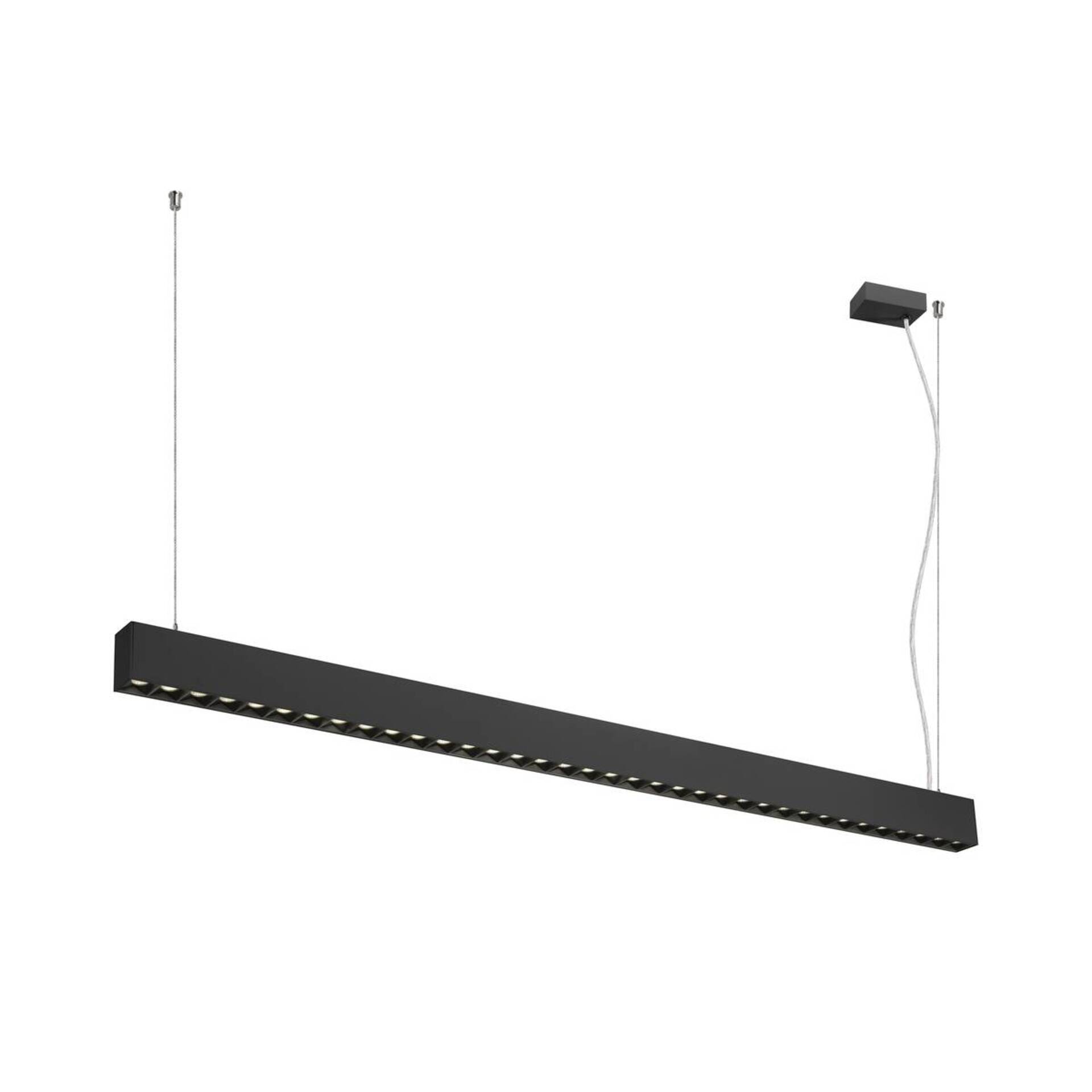 Levně BIG WHITE SLV GLENOS PRO závěsné svítidlo, 1,5 m, DALI, UGR16, délka závěsu 210 cm, 4000K, 75°, černá 1010516