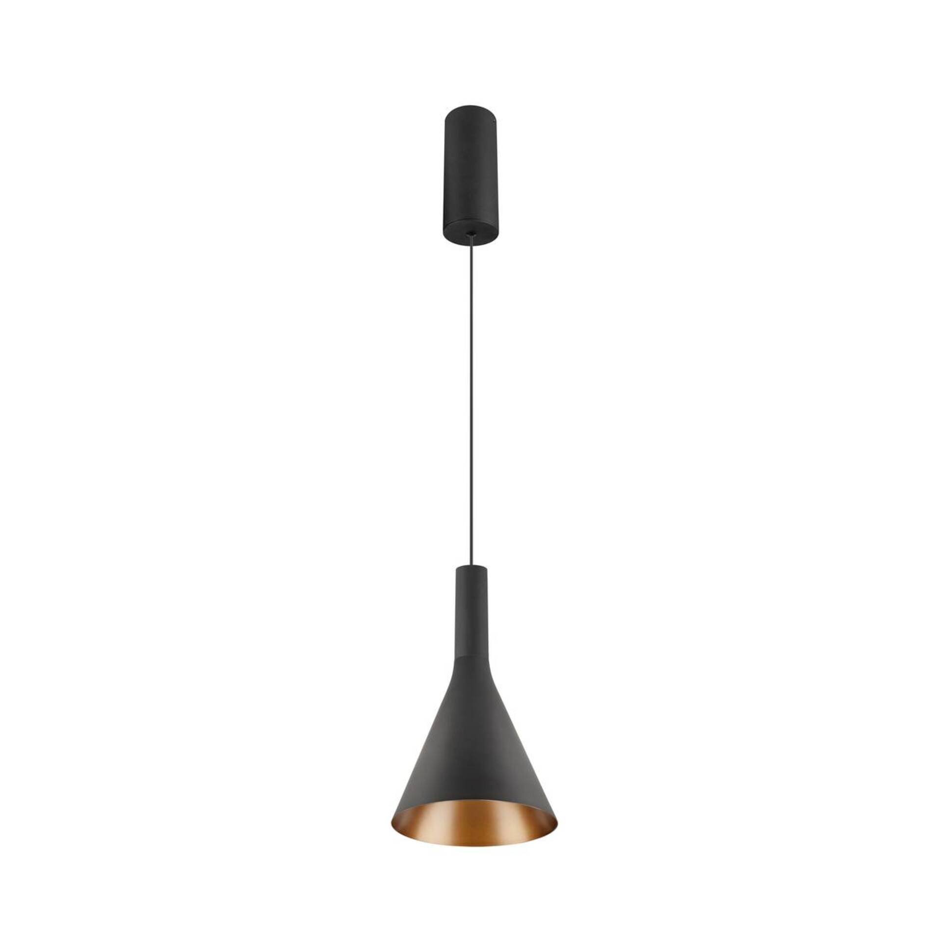 Levně BIG WHITE SLV LALU SET závěsné svítidlo, LED základna, CONE 15, PHASE, délka závěsu 200 cm, 2700/3000 K, 40°, černá 1010789