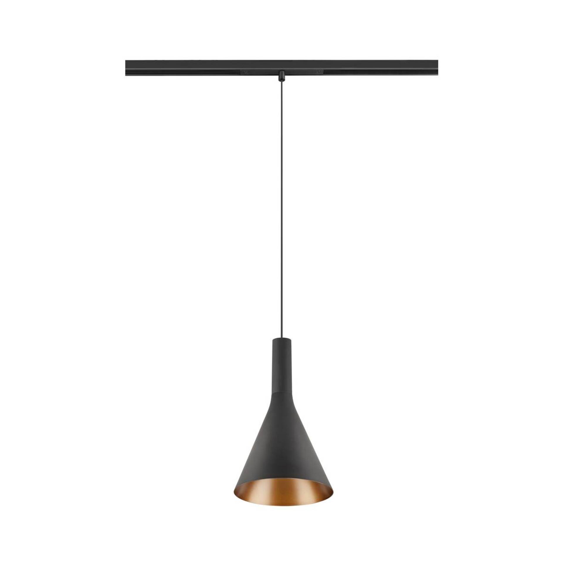 Levně BIG WHITE SLV LALU SET 48V závěsné svítidlo, LED základna, CONE 15, DALI, délka závěsu 200 cm, 2700/3000K, 40°, černá 1010801