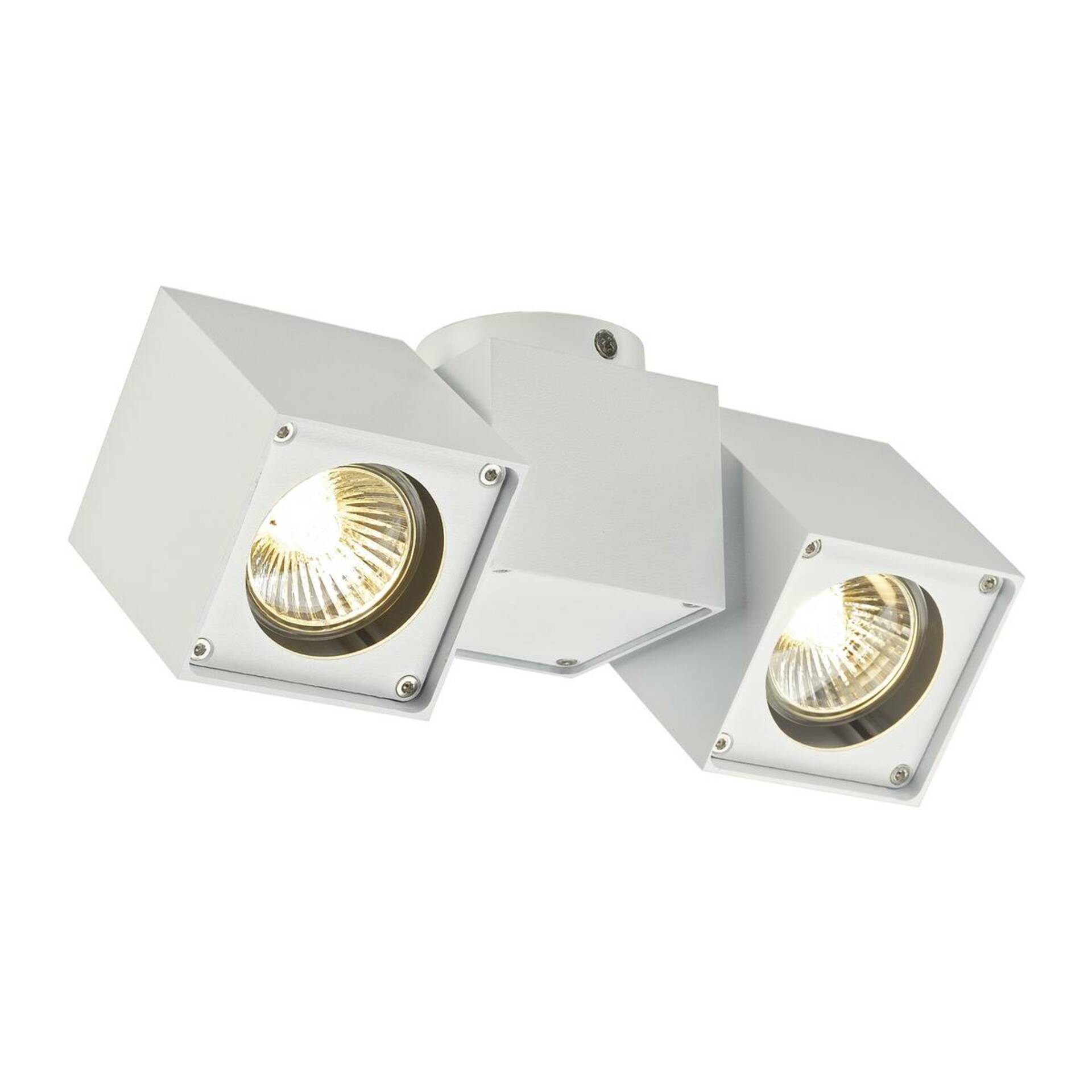 SLV BIG WHITE ALTRA DICE, stropní svítidlo, dvě žárovky, QPAR51, bílé, max. 100 W 151531