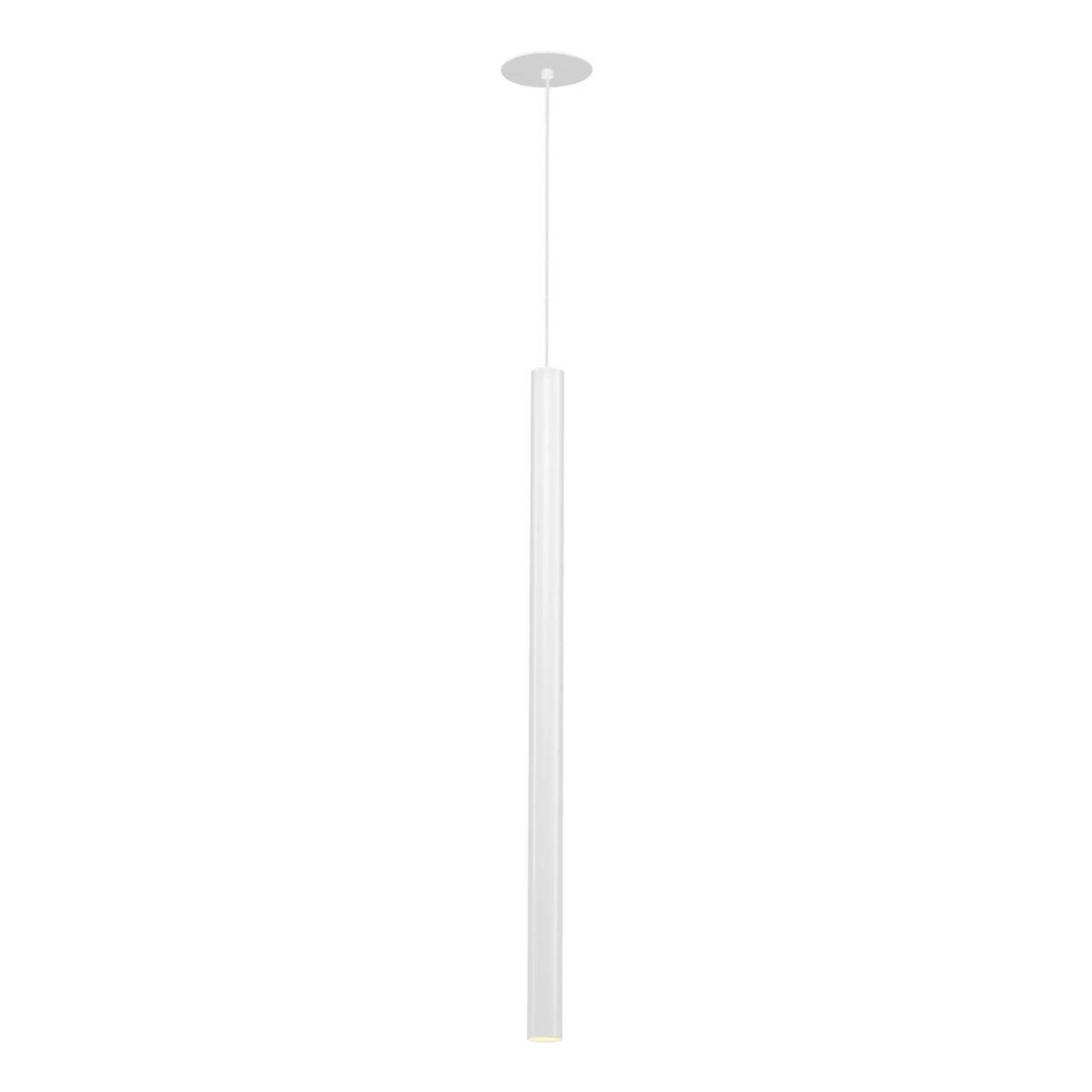 SLV BIG WHITE HELIA 60, závěsné svítidlo, LED, 3000K, kulaté, bílé, plochá rozeta k vestavbě, 7,5 W 158401