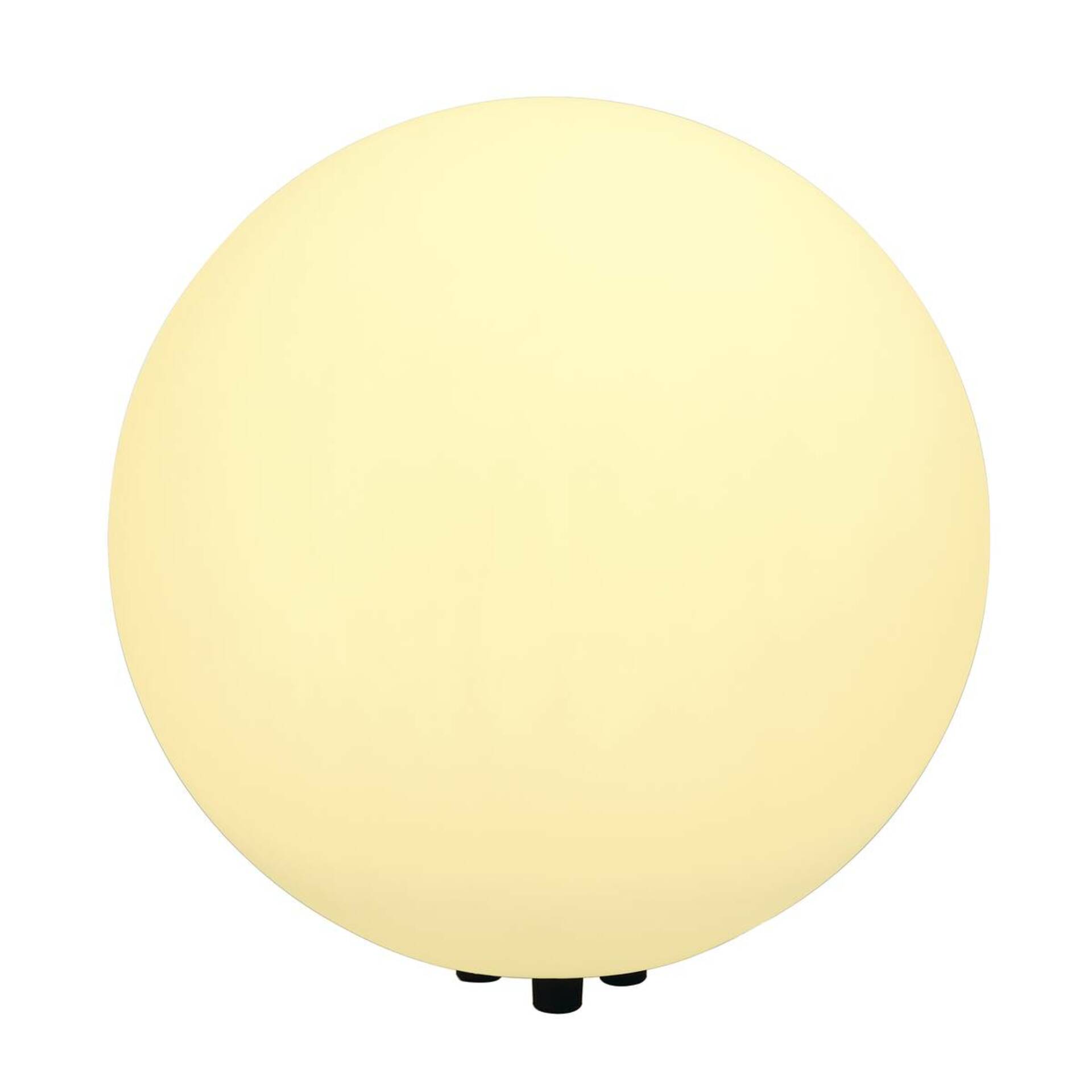 SLV BIG WHITE ROTOBALL FLOOR 50, venkovní stojací lampa, TC-(D,H,T,Q)SE, IP44, koule, bílá, pr. 50 cm, max. 24 W 227221
