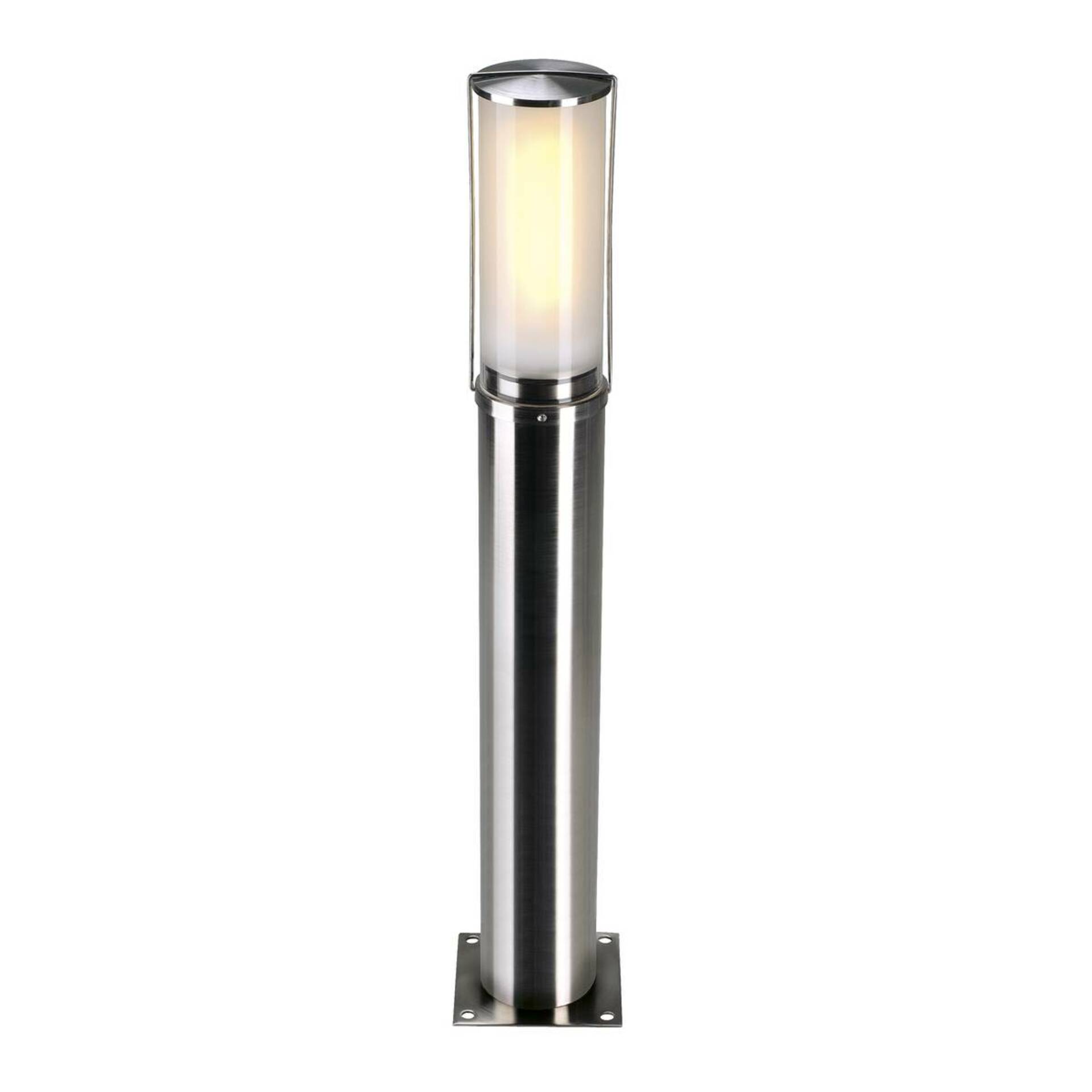 SLV BIG WHITE BIG NAILS 50, venkovní stojací lampa, TC-(D,H,T,Q)SE, IP44, nerezová ocel 304, pr./V 6,5/51 cm, max. 15 W 229162